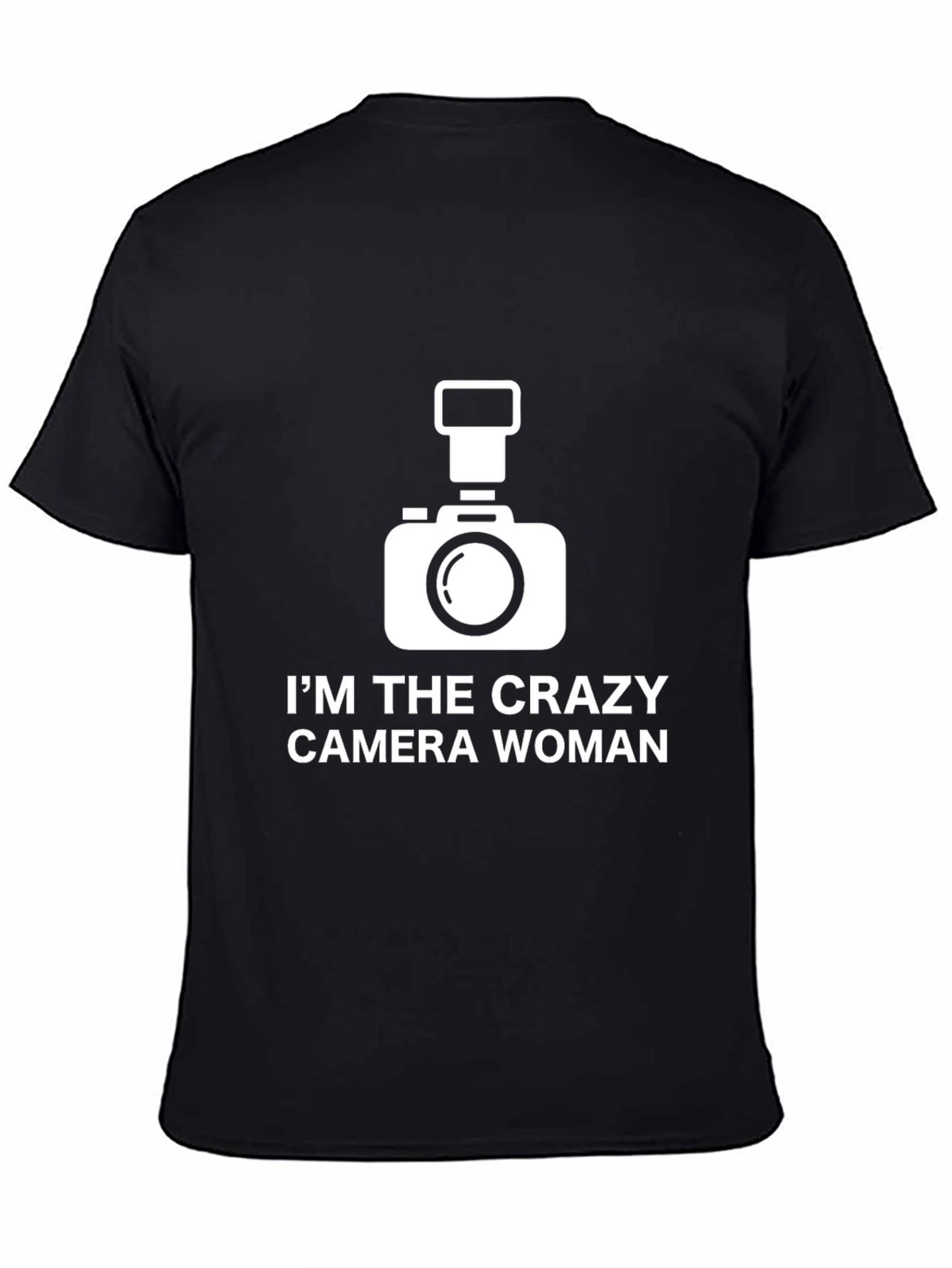 Crazy Camera Woman T-Shirt