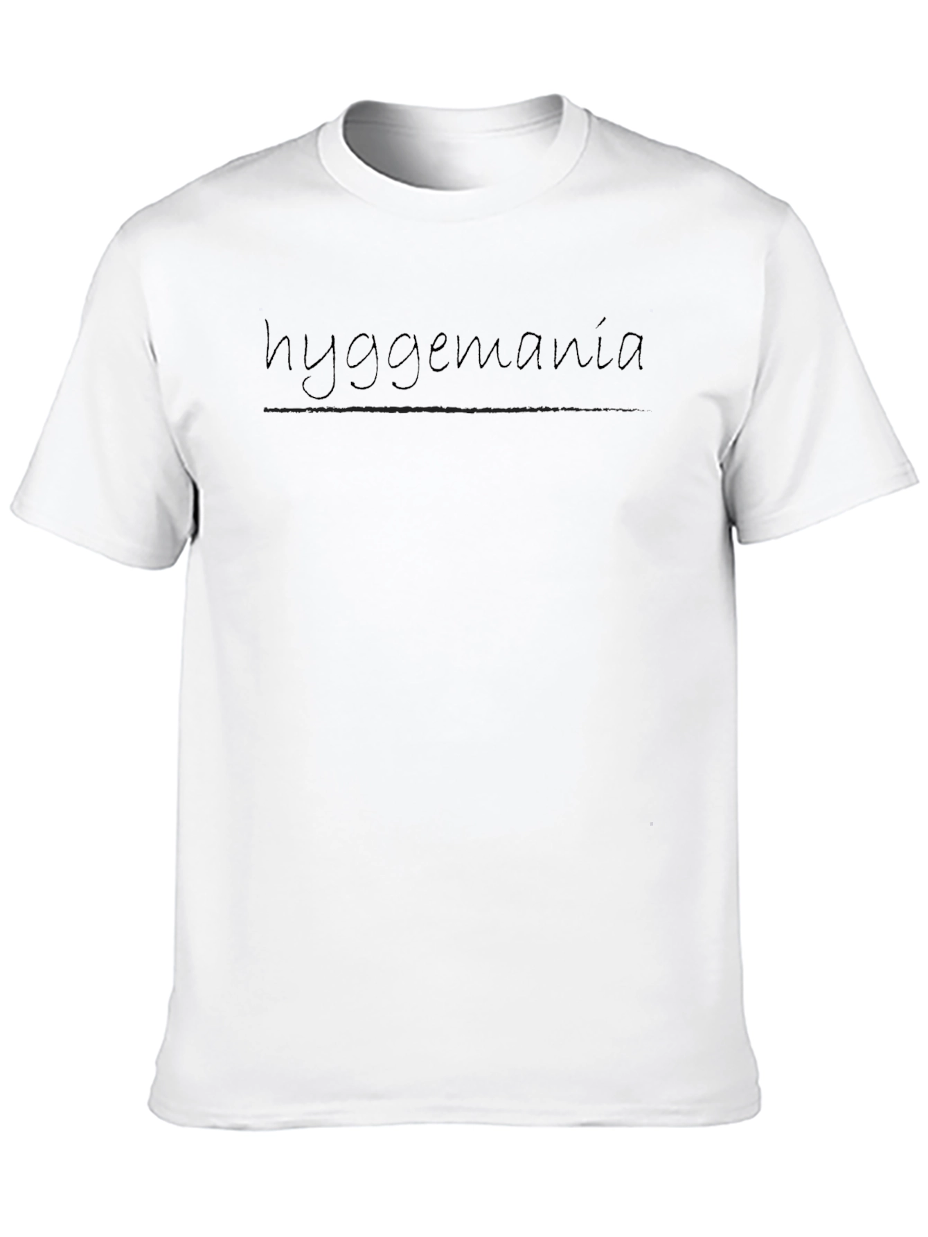 Hygge Mania Black T-Shirt - Casual Comfort