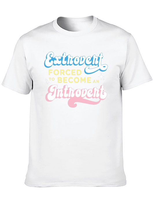 Extrovert Forced Introvert Graphic T-Shirt