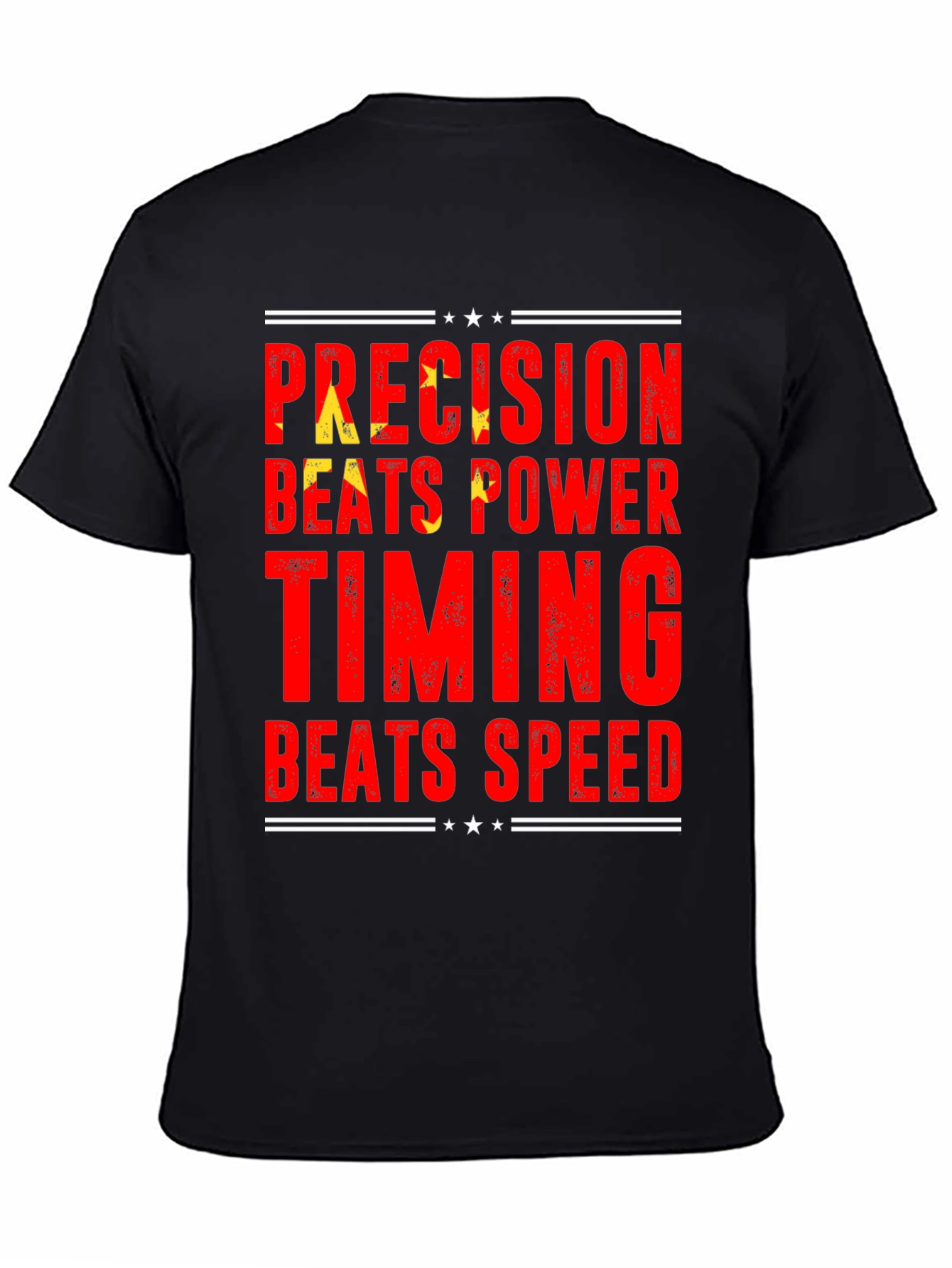 Precision Beats Power Timing Speed Tee