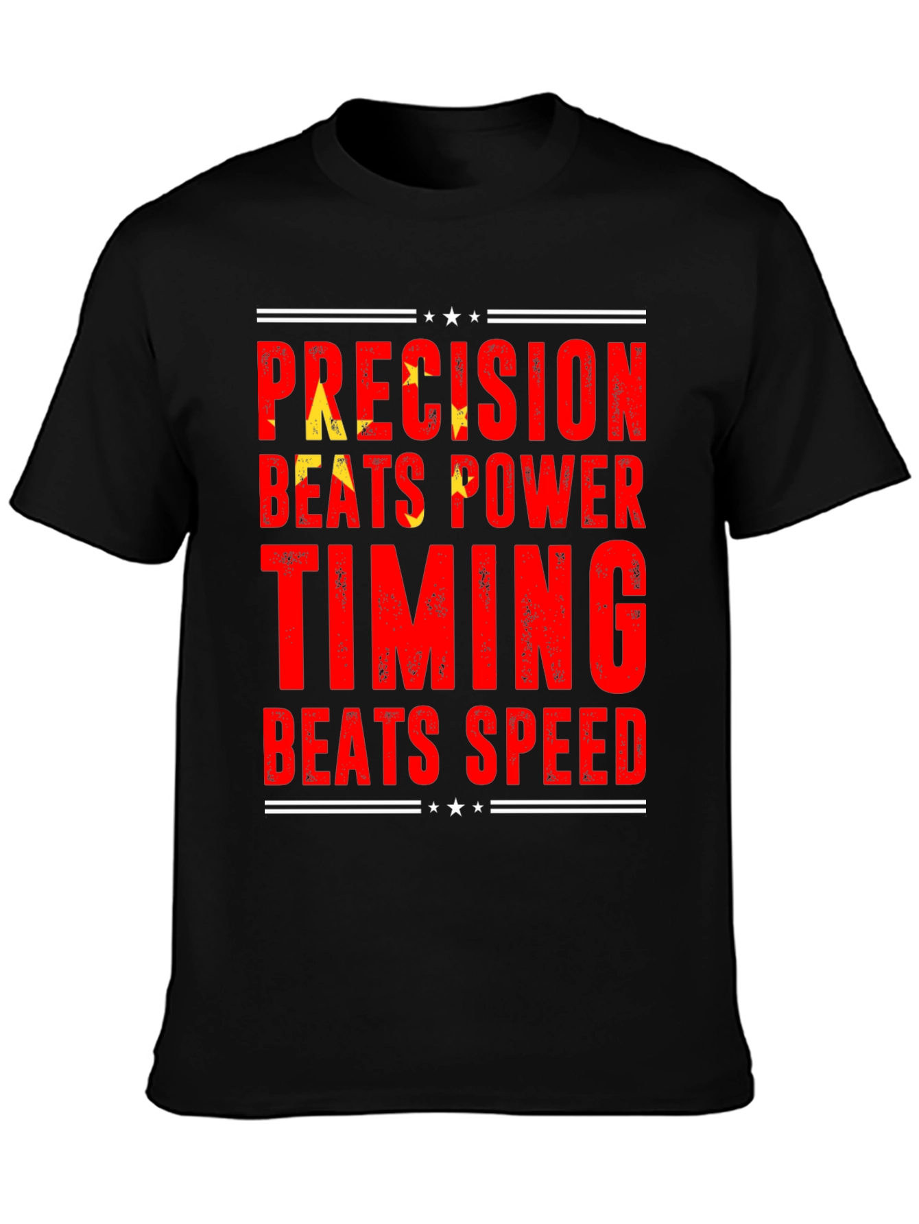 Precision Beats Power Timing Speed Tee