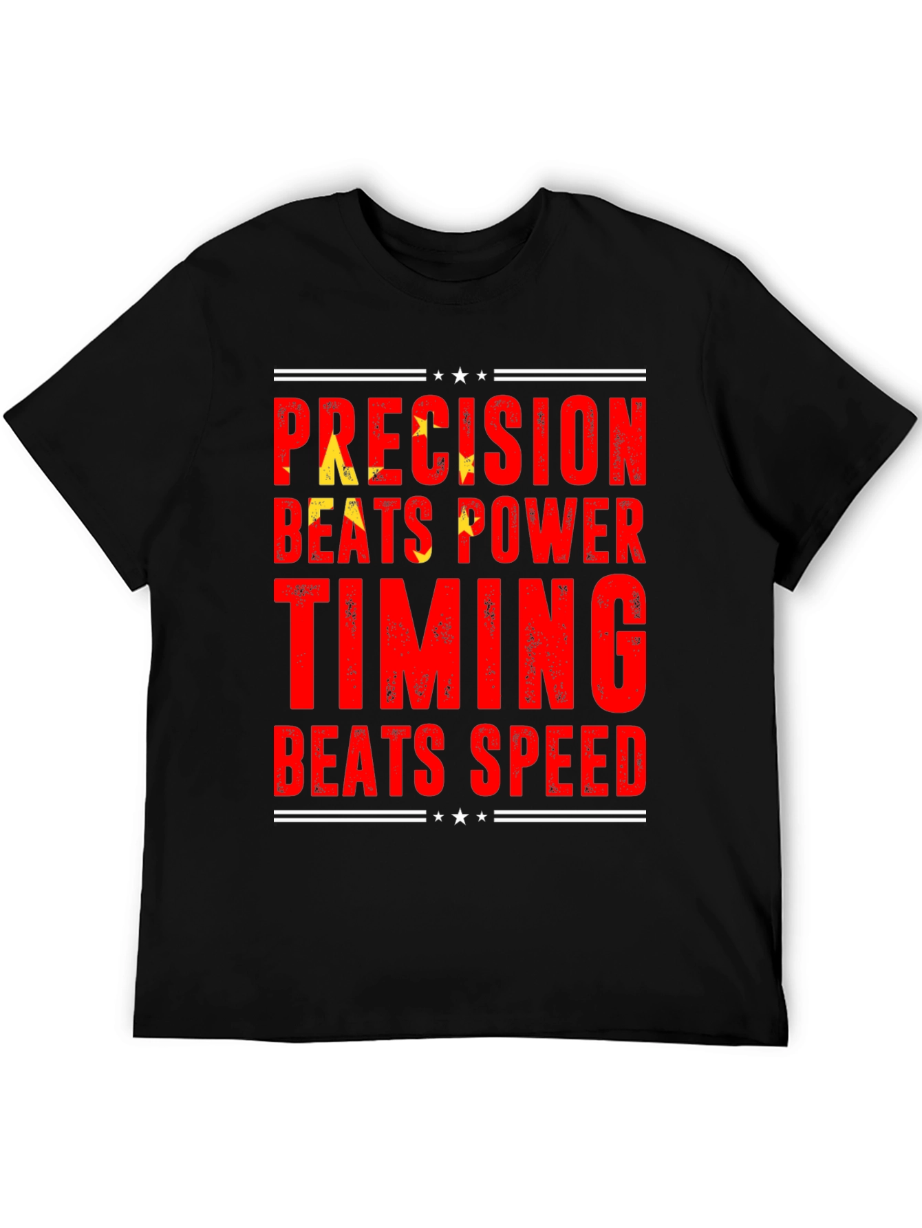 Precision Beats Power Timing Speed Tee