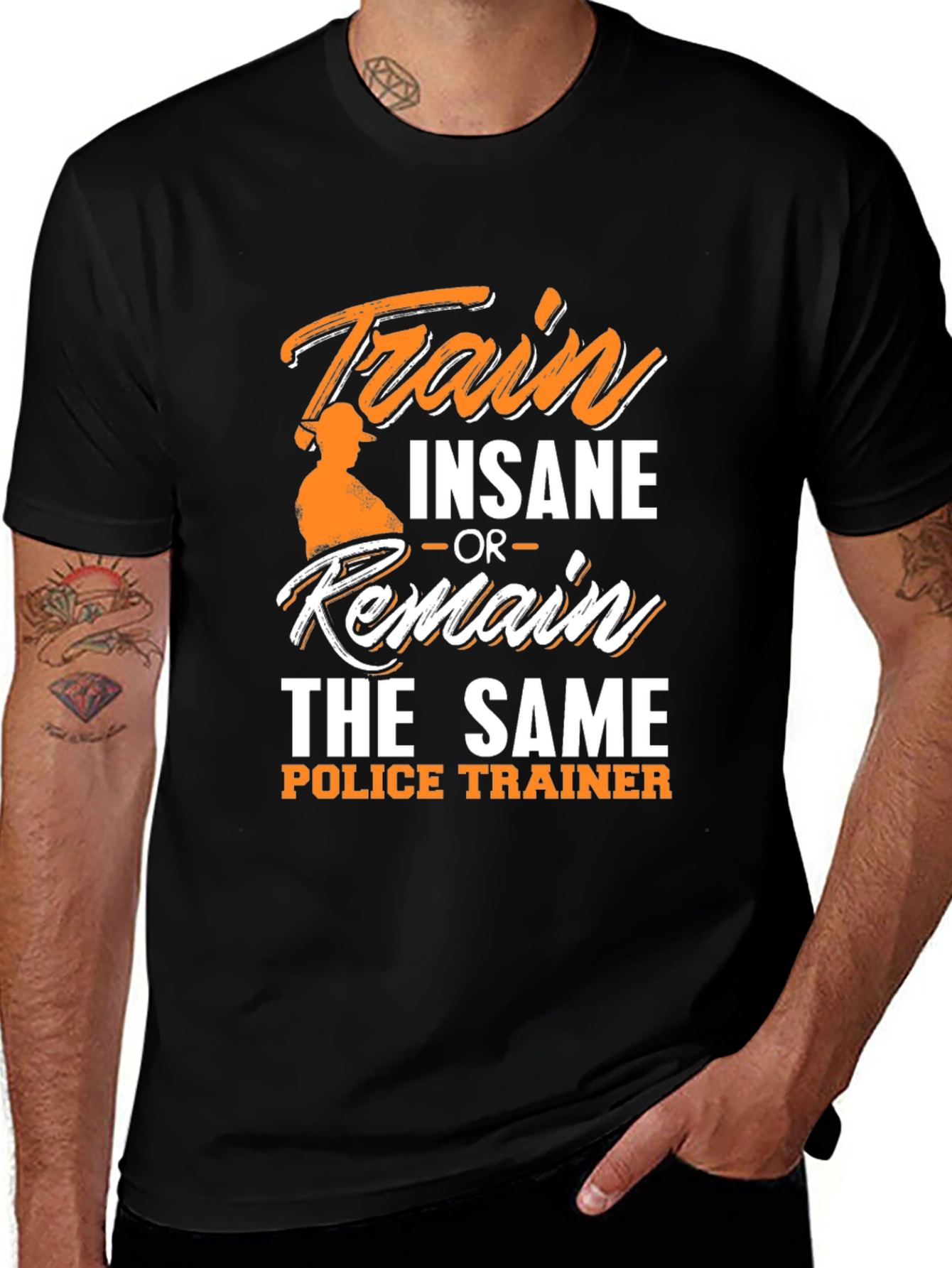 Train Insane Police Trainer T-Shirt