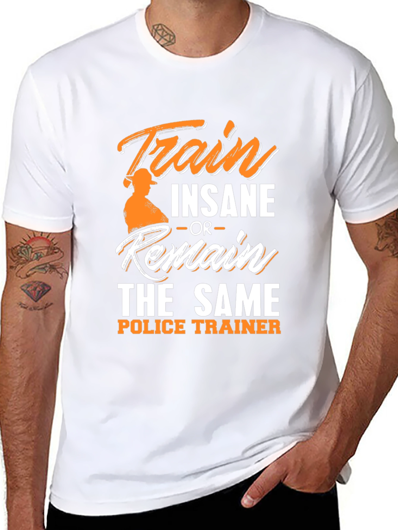 Train Insane Police Trainer T-Shirt