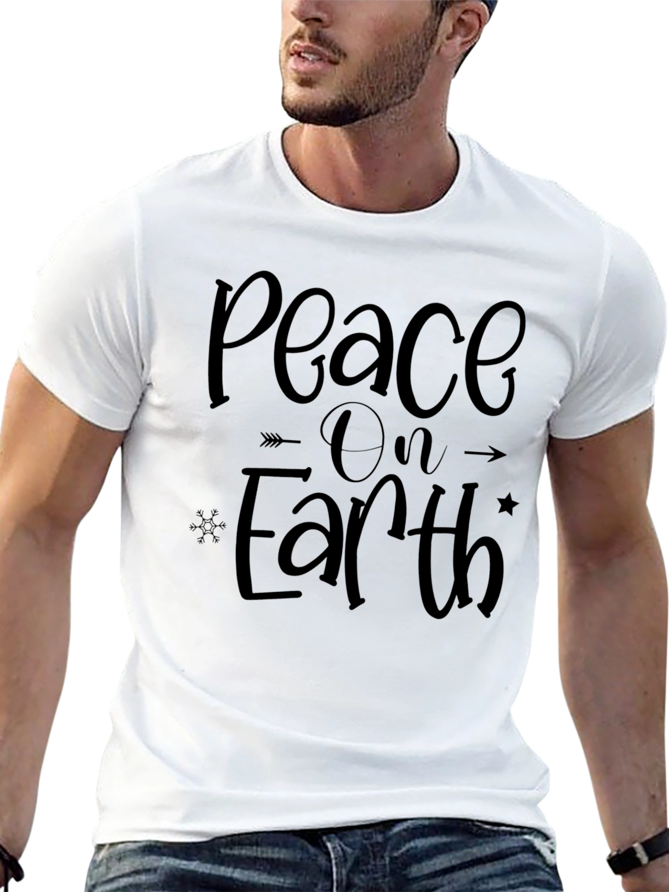 Peace On Earth Graphic T-Shirt