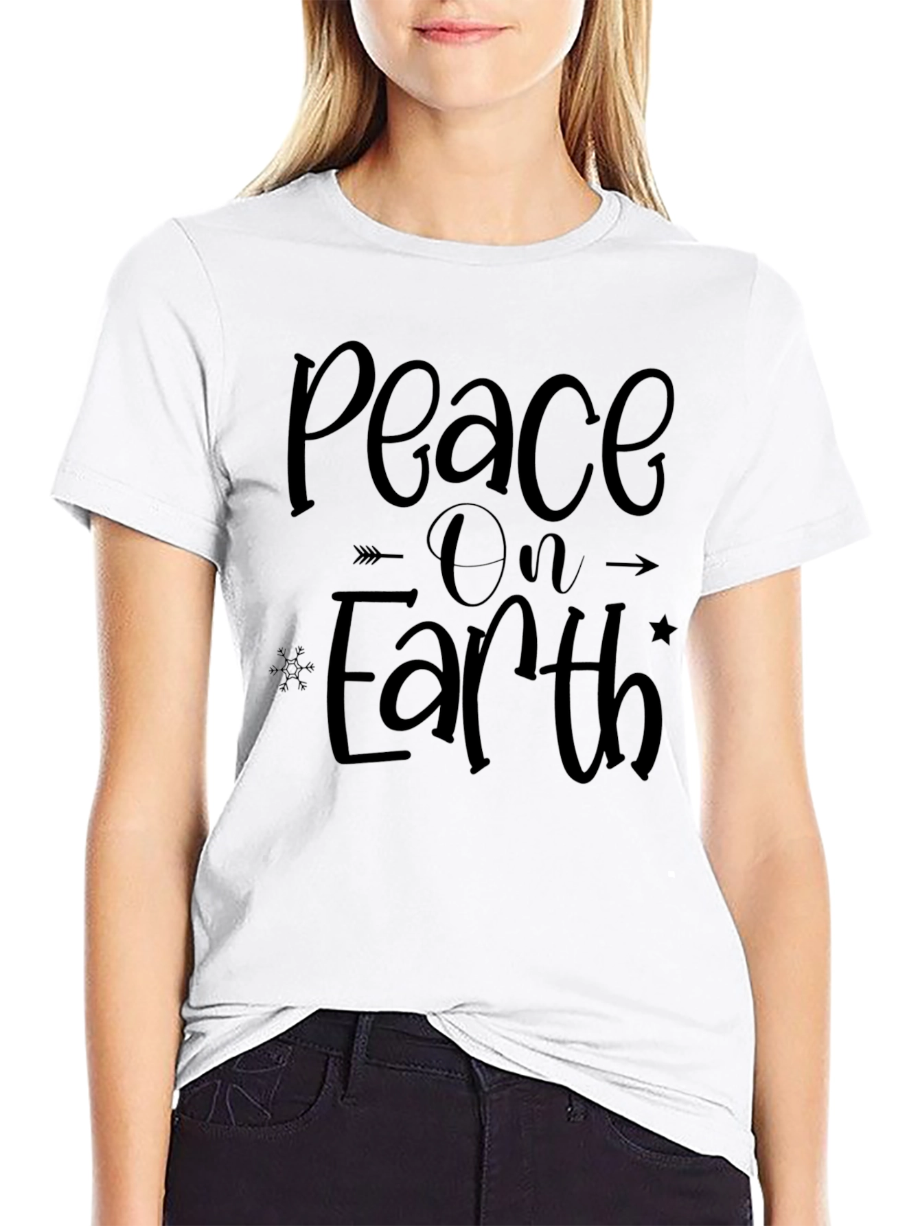 Peace On Earth Graphic T-Shirt