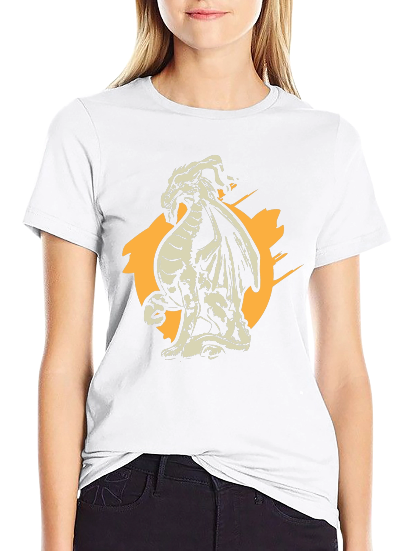 Dragon Graphic Tee - Black