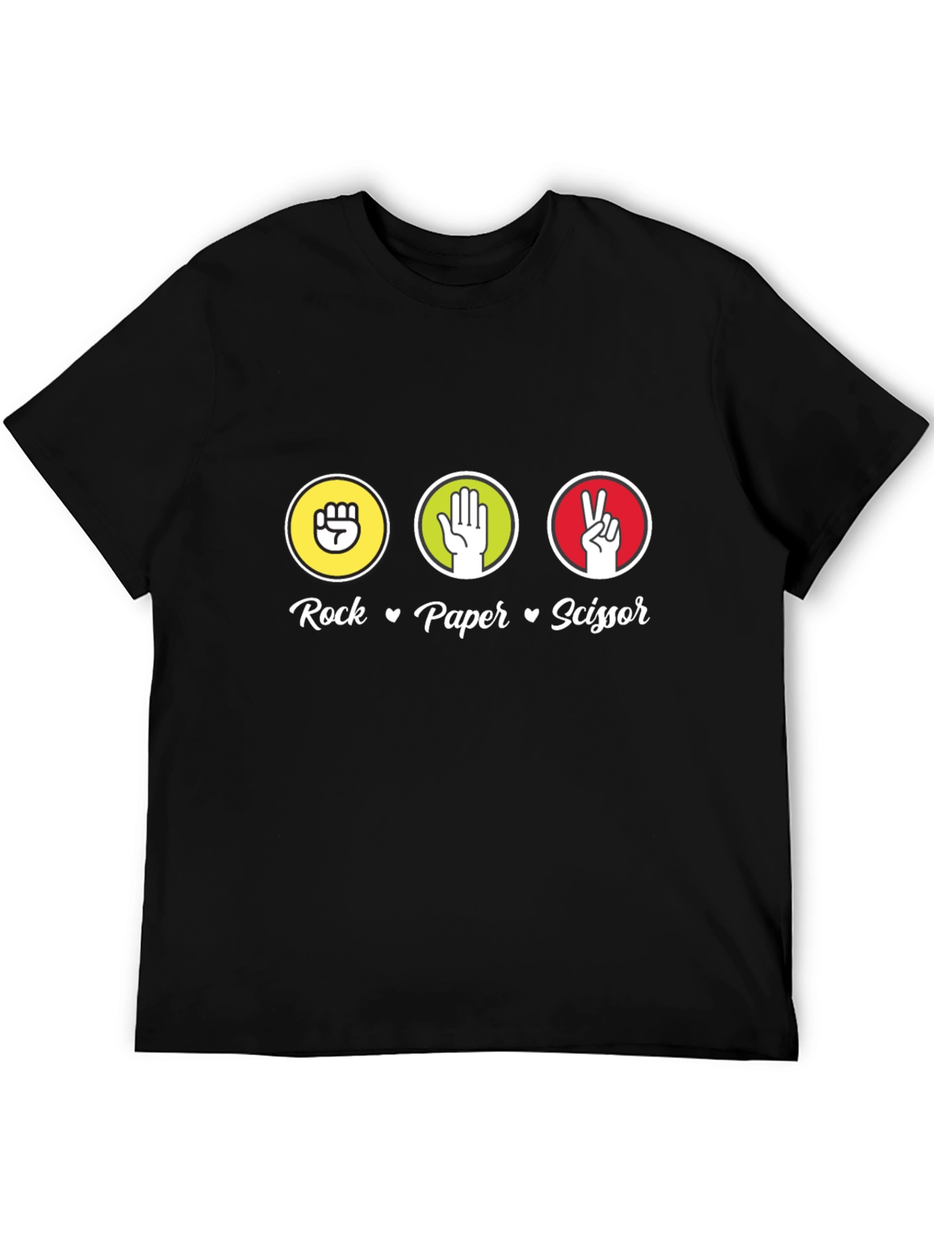 Rock Paper Scissor Graphic Tee