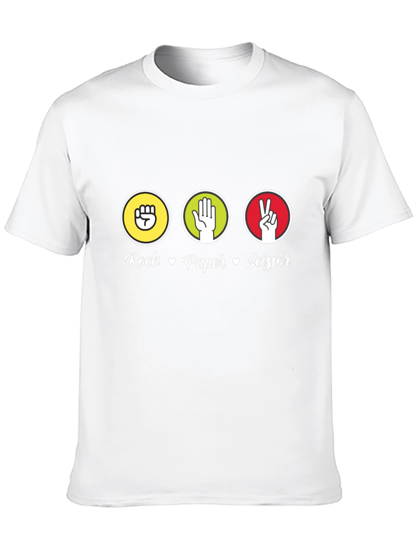 Rock Paper Scissor Graphic Tee