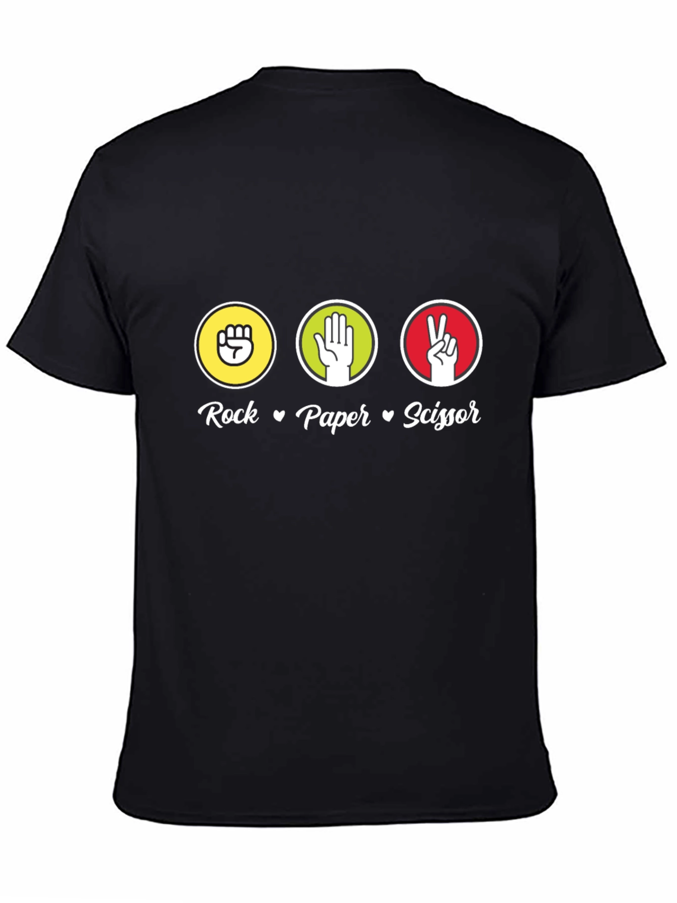 Rock Paper Scissor Graphic Tee