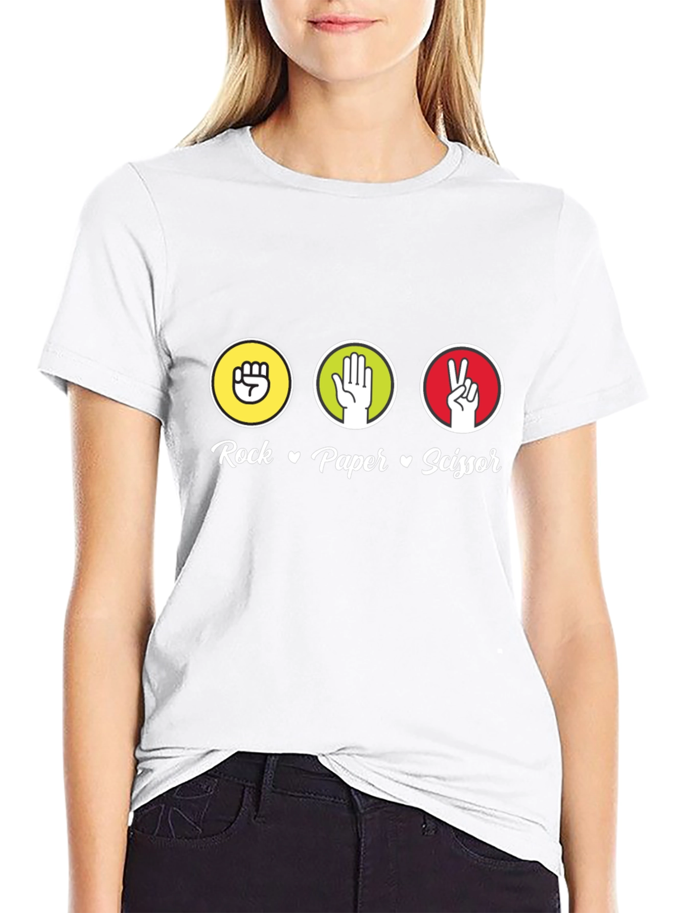 Rock Paper Scissor Graphic Tee