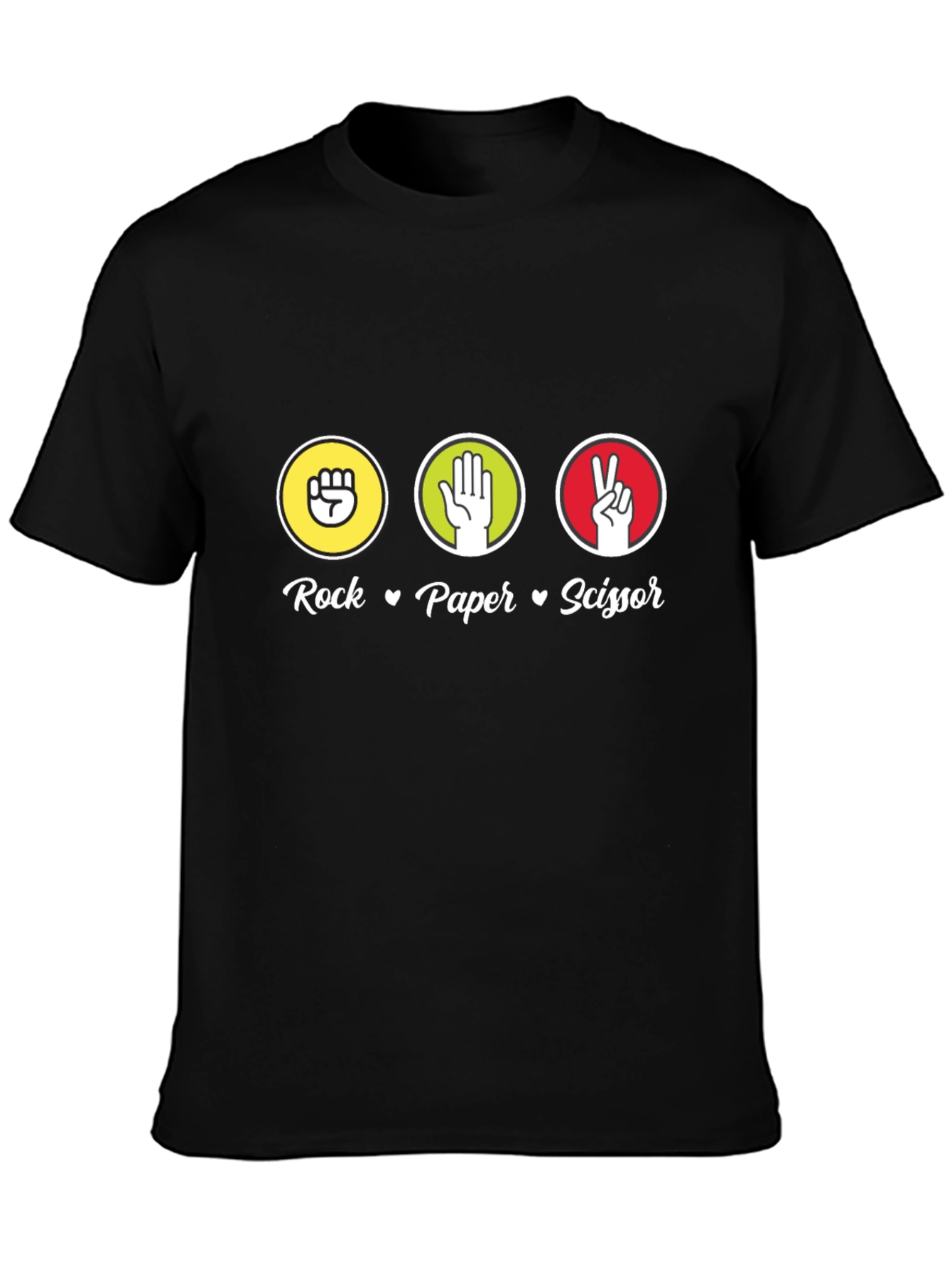 Rock Paper Scissor Graphic Tee
