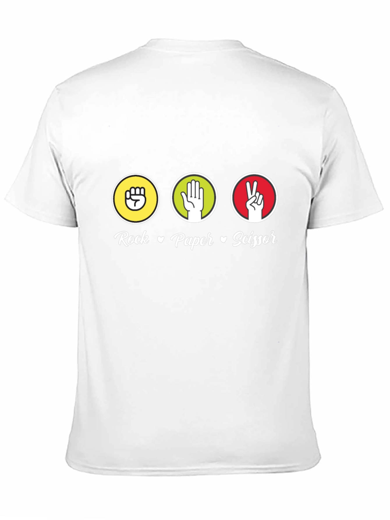 Rock Paper Scissor Graphic Tee