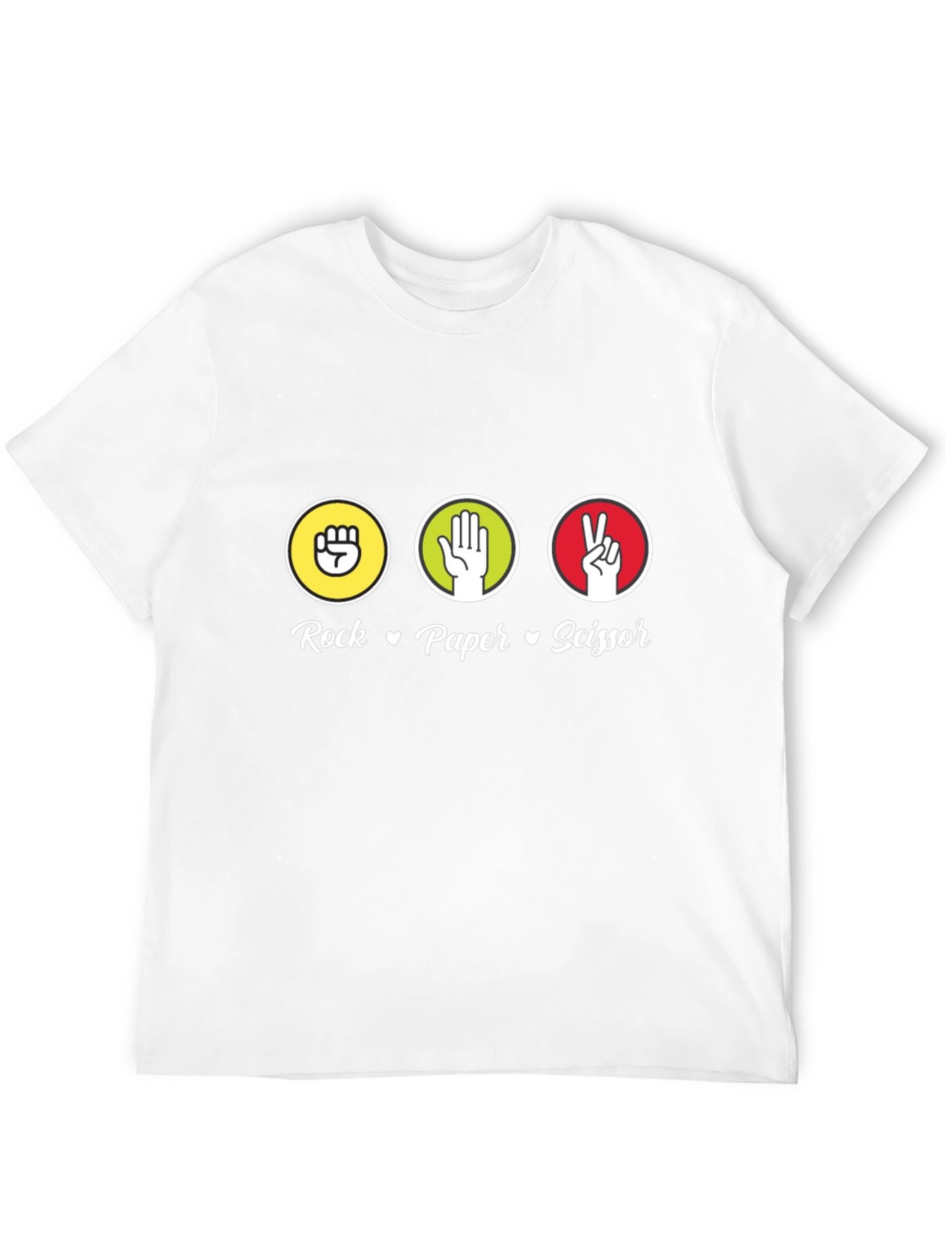 Rock Paper Scissor Graphic Tee