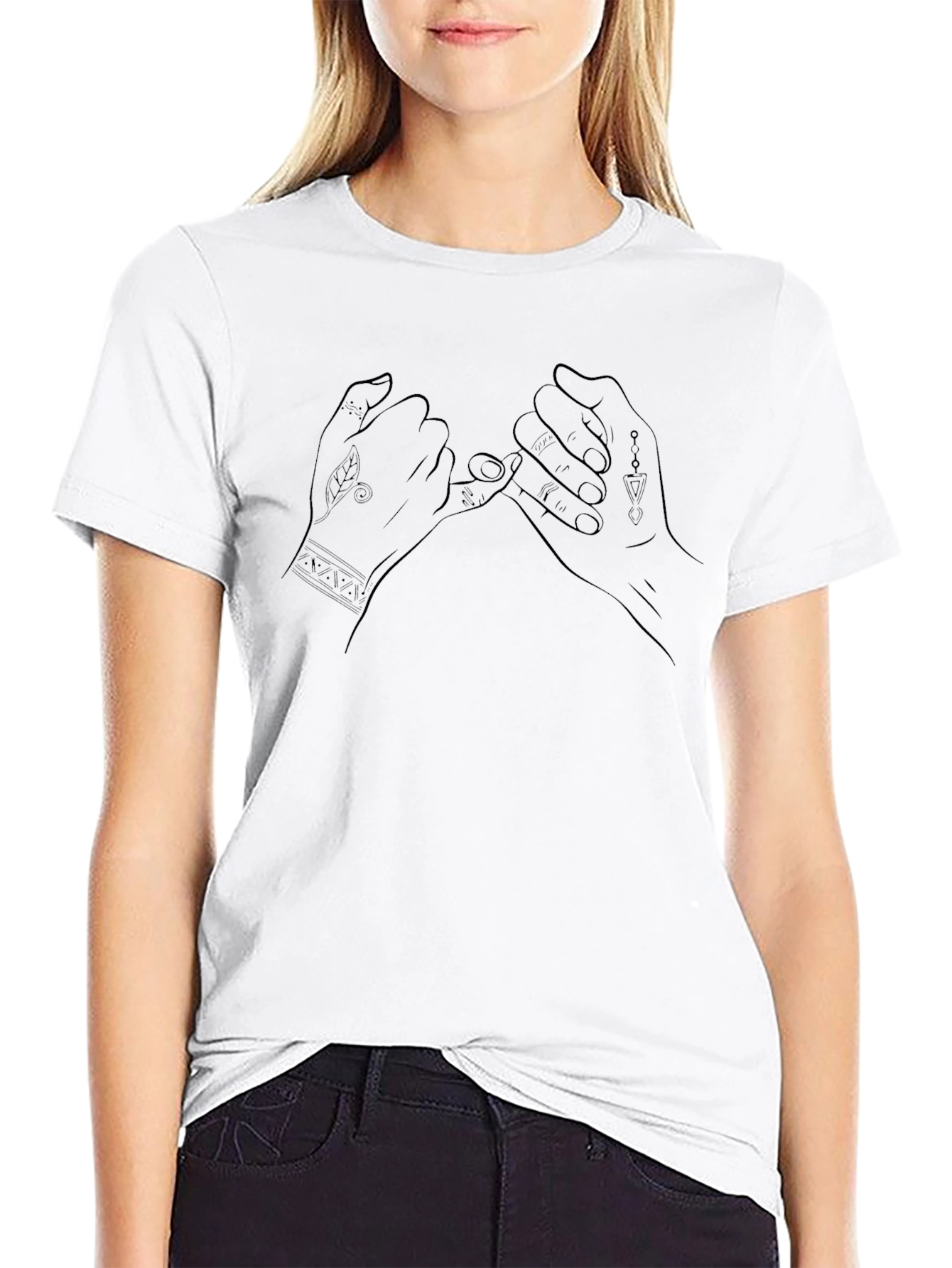 Pinky Promise Graphic T-Shirt - Soft Cotton Tee