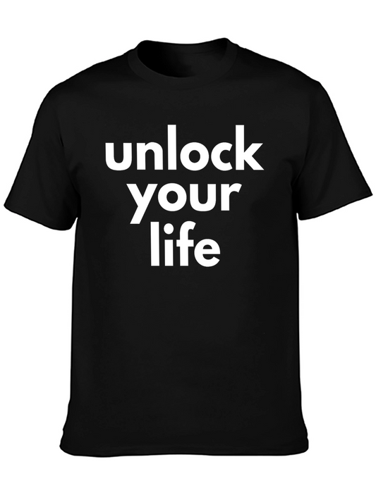 Unlock Your Life Black Graphic Tee