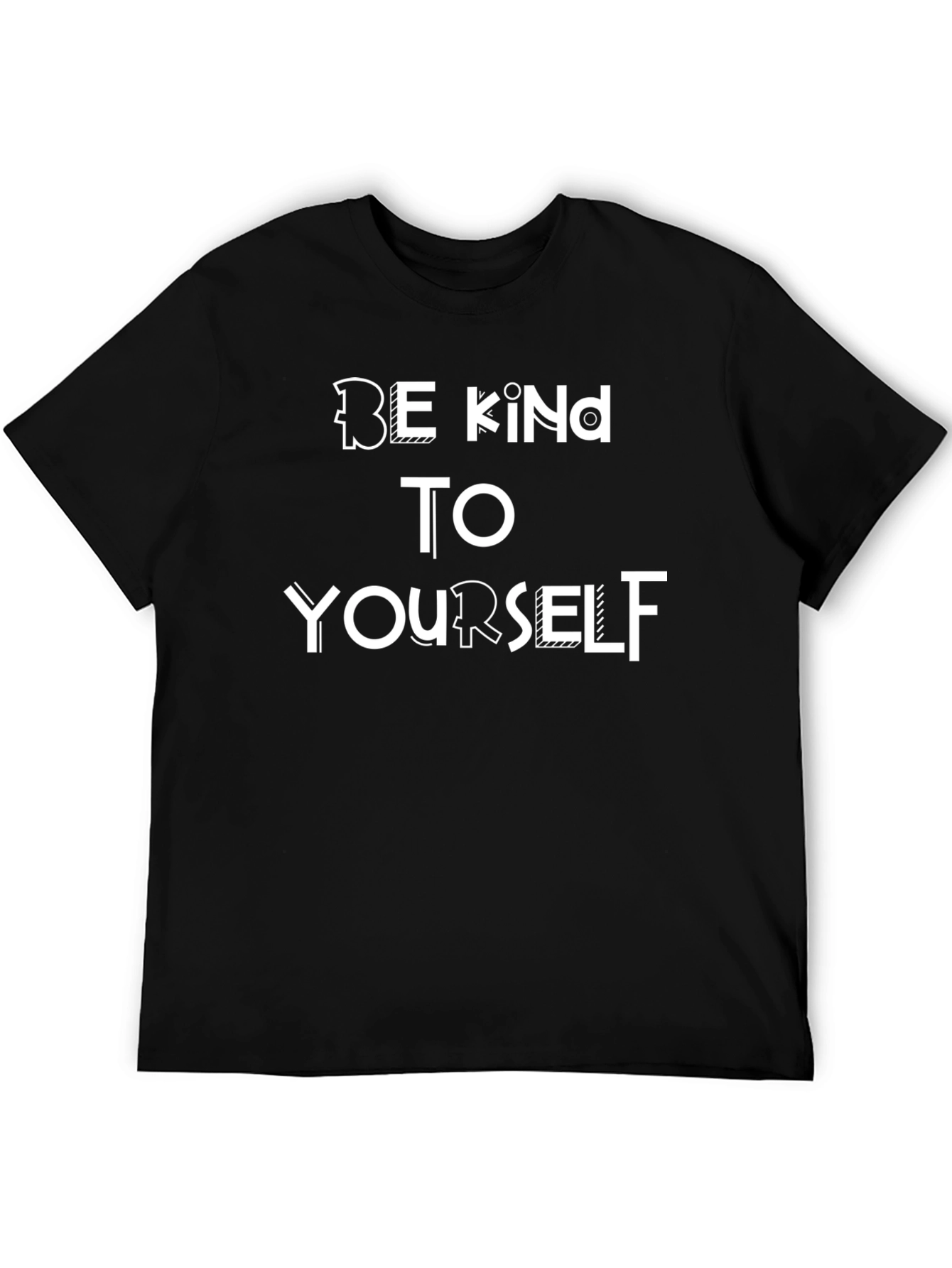 Be Kind To Yourself T-Shirt - Black Graphic Tee