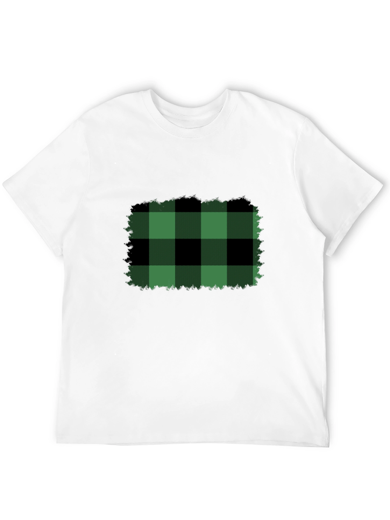 Buffalo Plaid T-Shirt - Black Tee