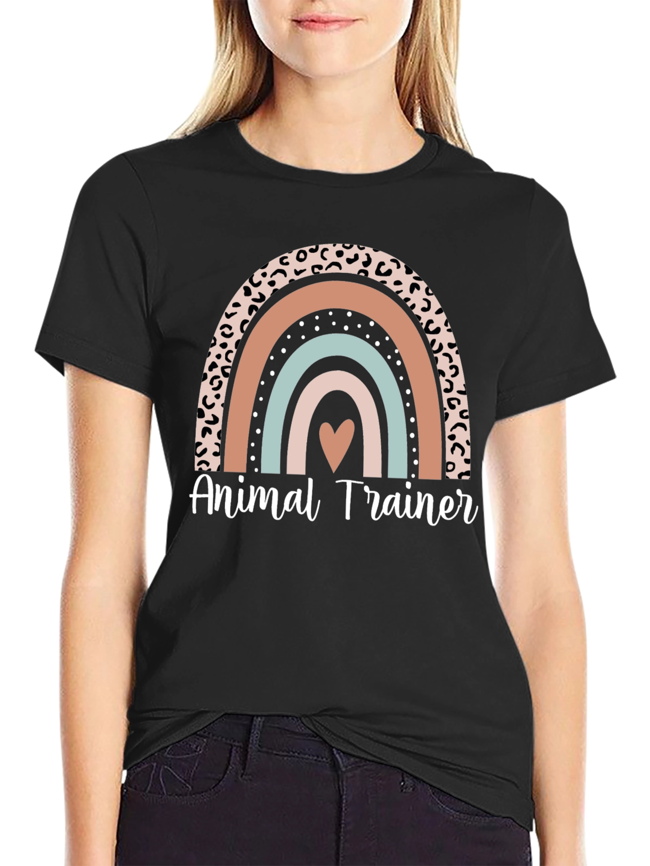Animal Trainer Rainbow Graphic Tee