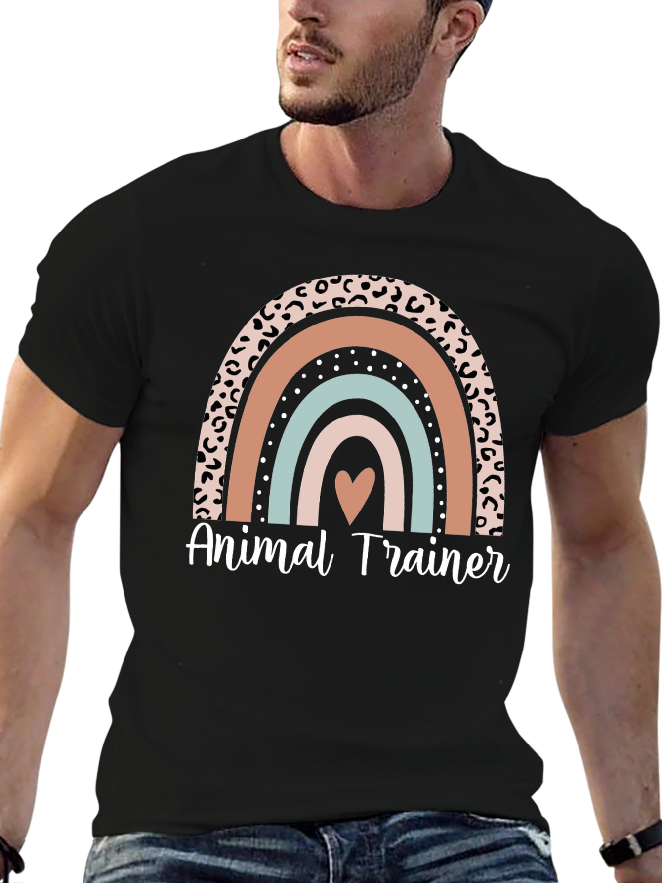 Animal Trainer Rainbow Graphic Tee