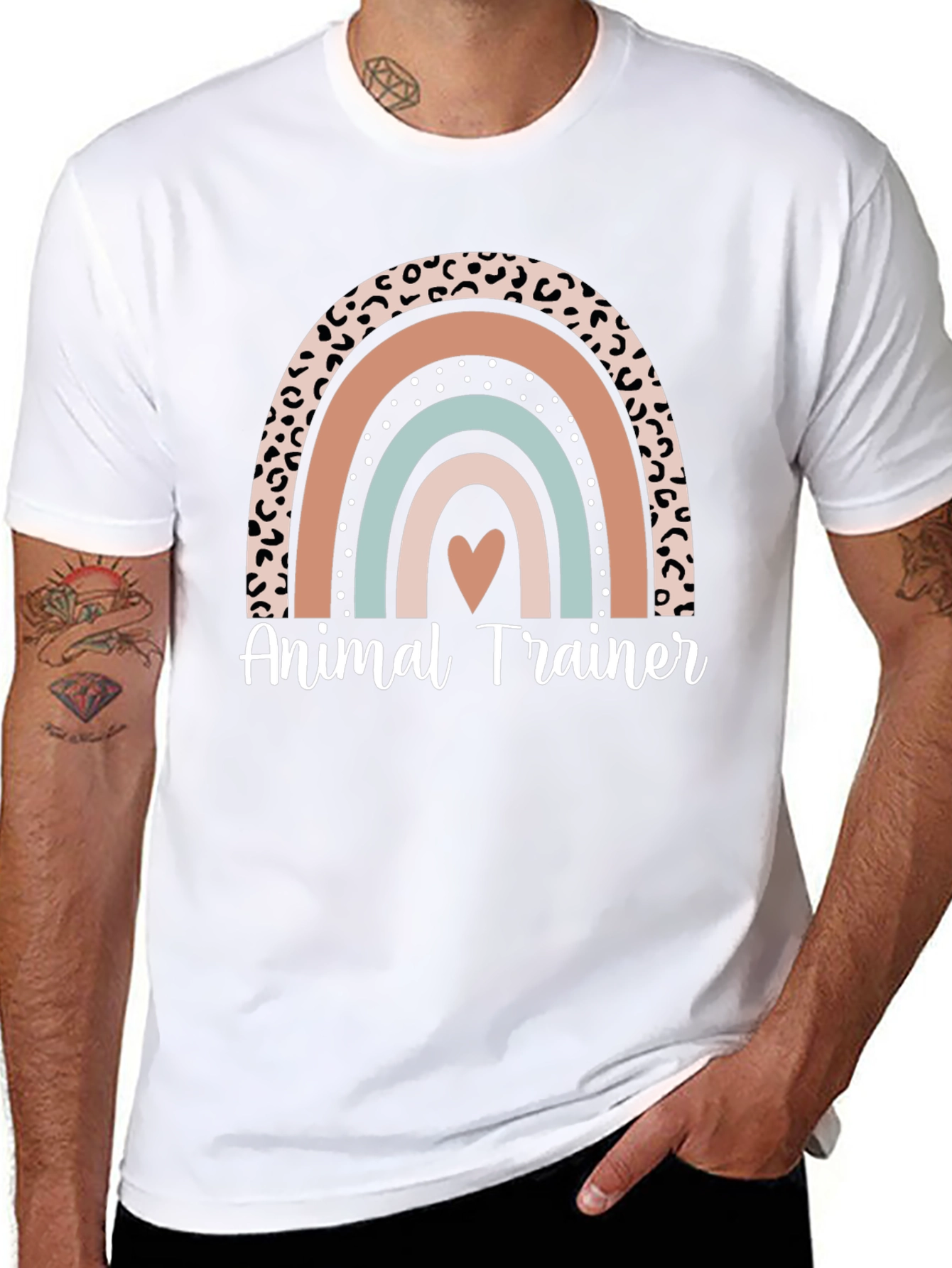 Animal Trainer Rainbow Graphic Tee