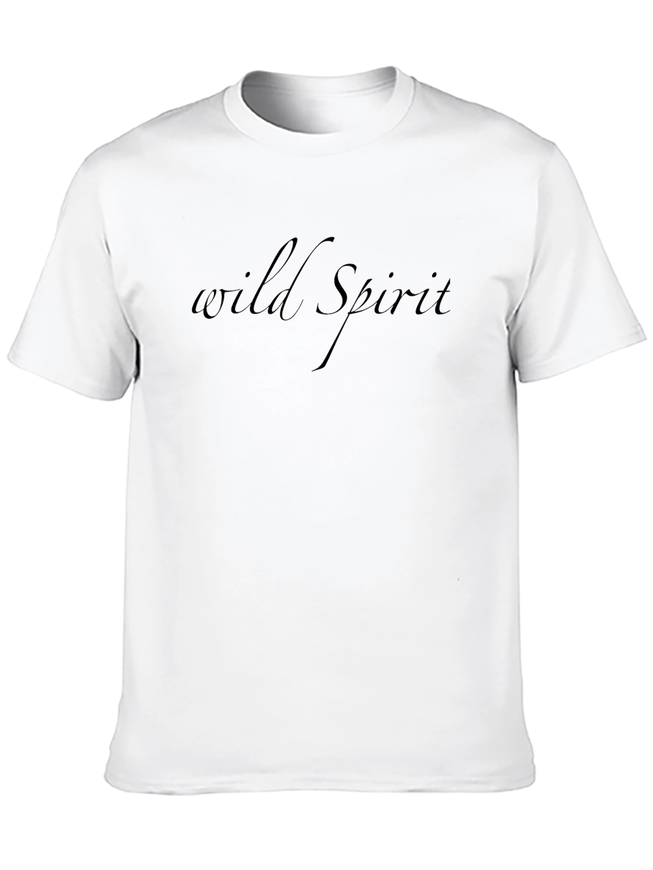 Wild Spirit Graphic Tee - Classic Black T-Shirt