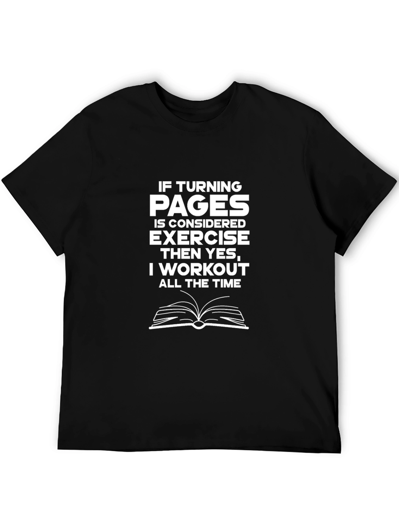 Funny Reader Workout T-Shirt - Book Lover Gift