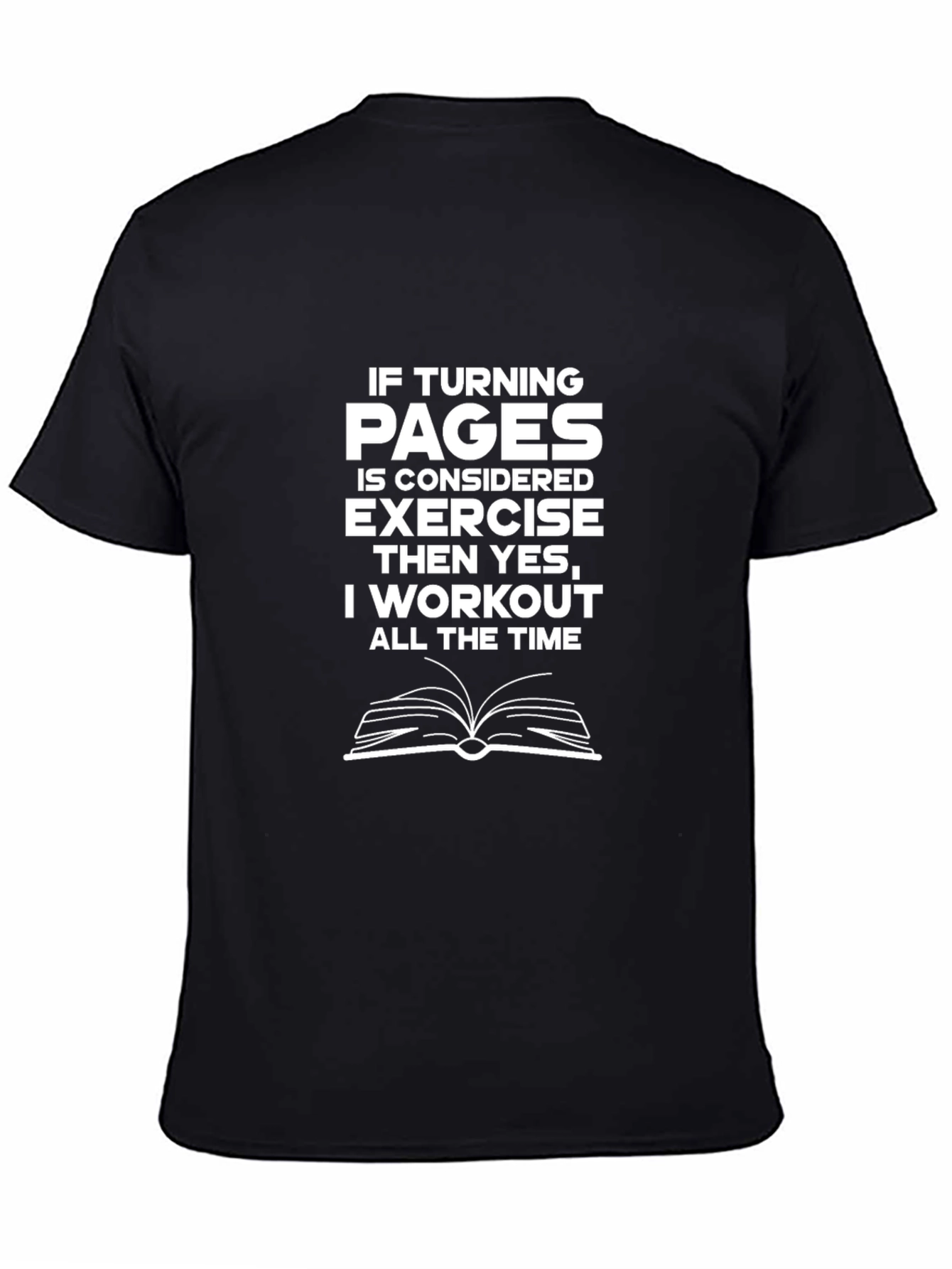 Funny Reader Workout T-Shirt - Book Lover Gift