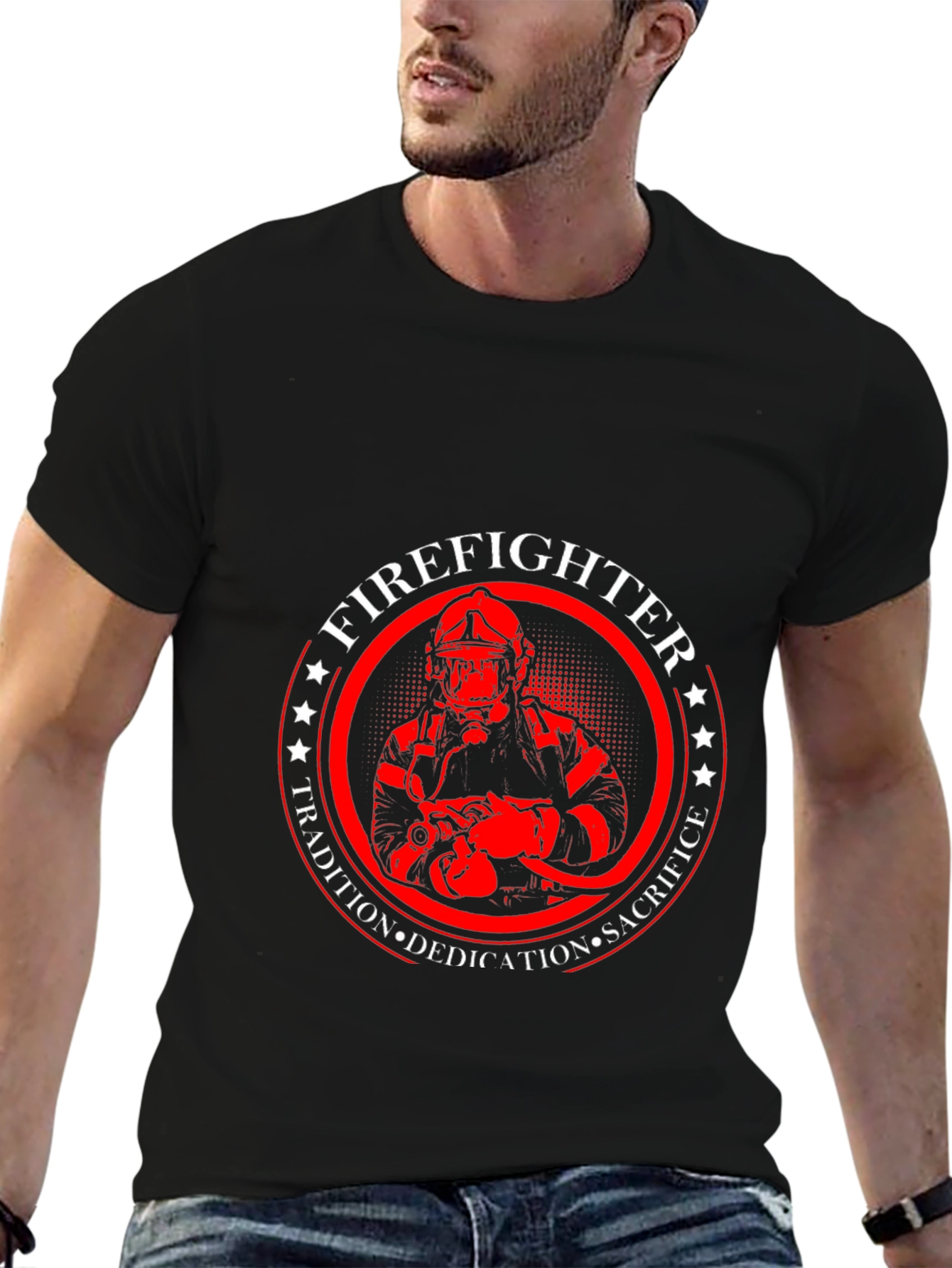 Firefighter Tradition Dedication Sacrifice T-Shirt
