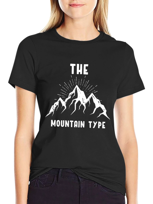 The Mountain Type Graphic Tee - Black