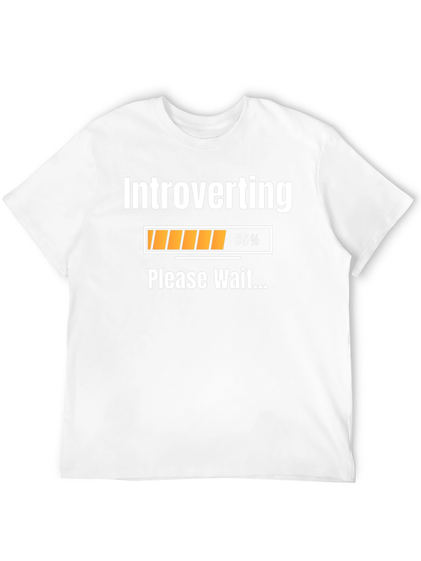 Introverting Please Wait T-Shirt - Funny Introvert Tee