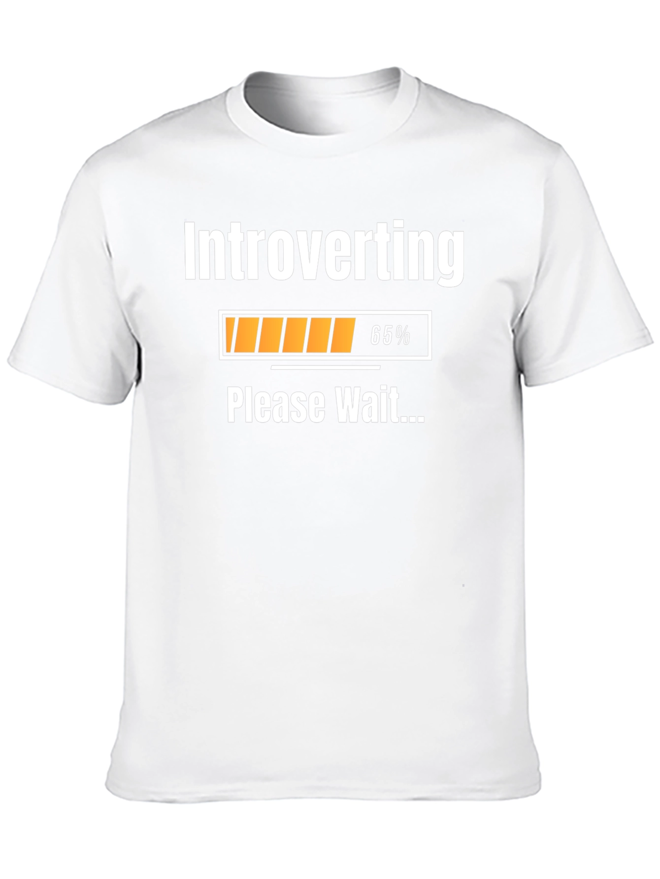 Introverting Please Wait T-Shirt - Funny Introvert Tee