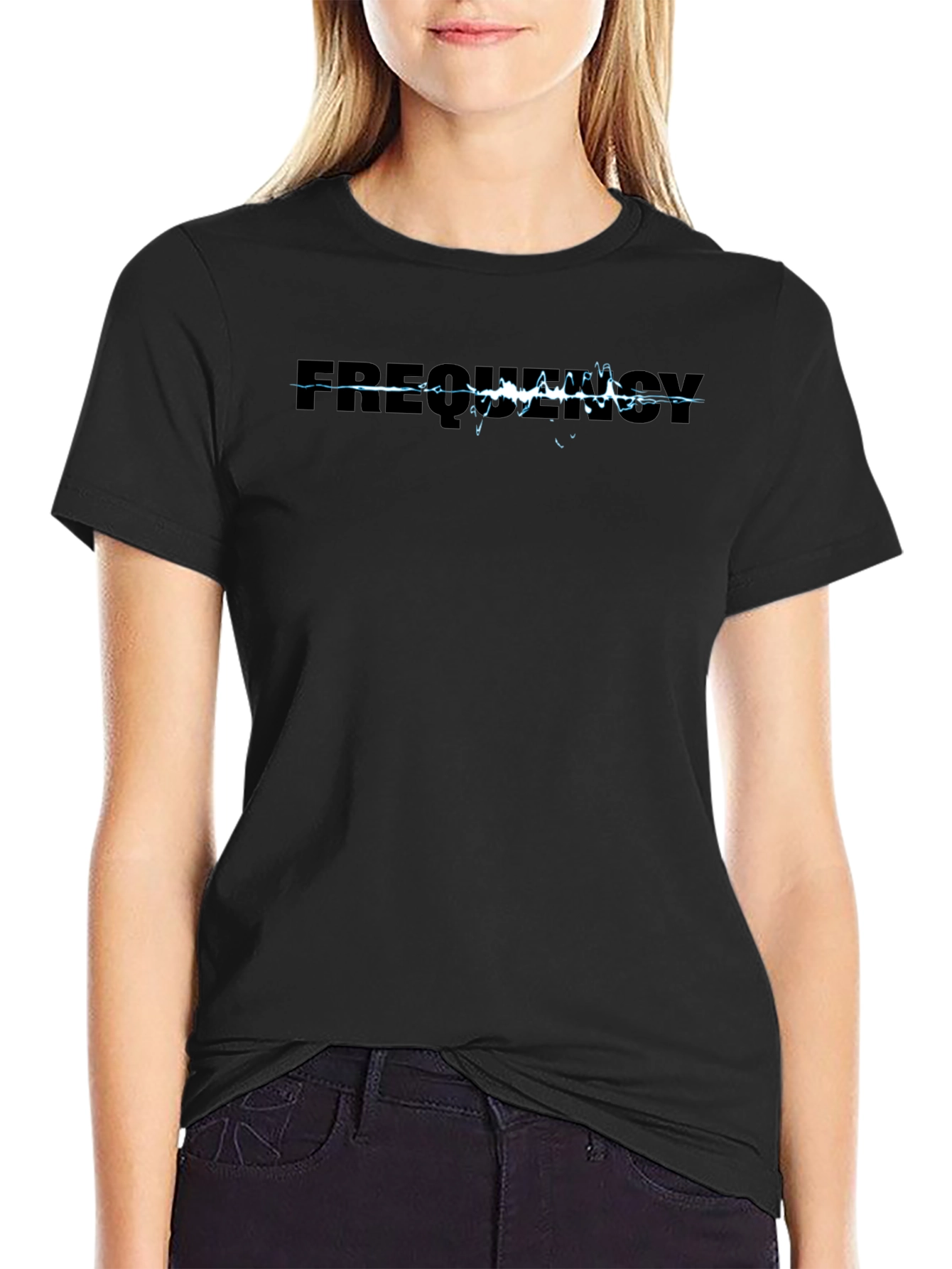 Frequency Graphic Black T-Shirt