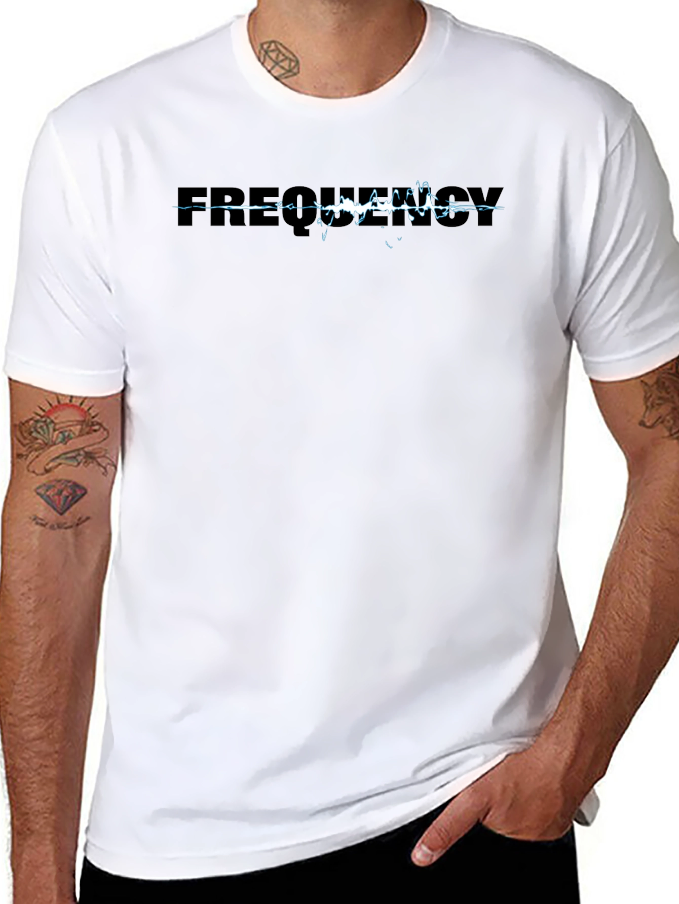 Frequency Graphic Black T-Shirt