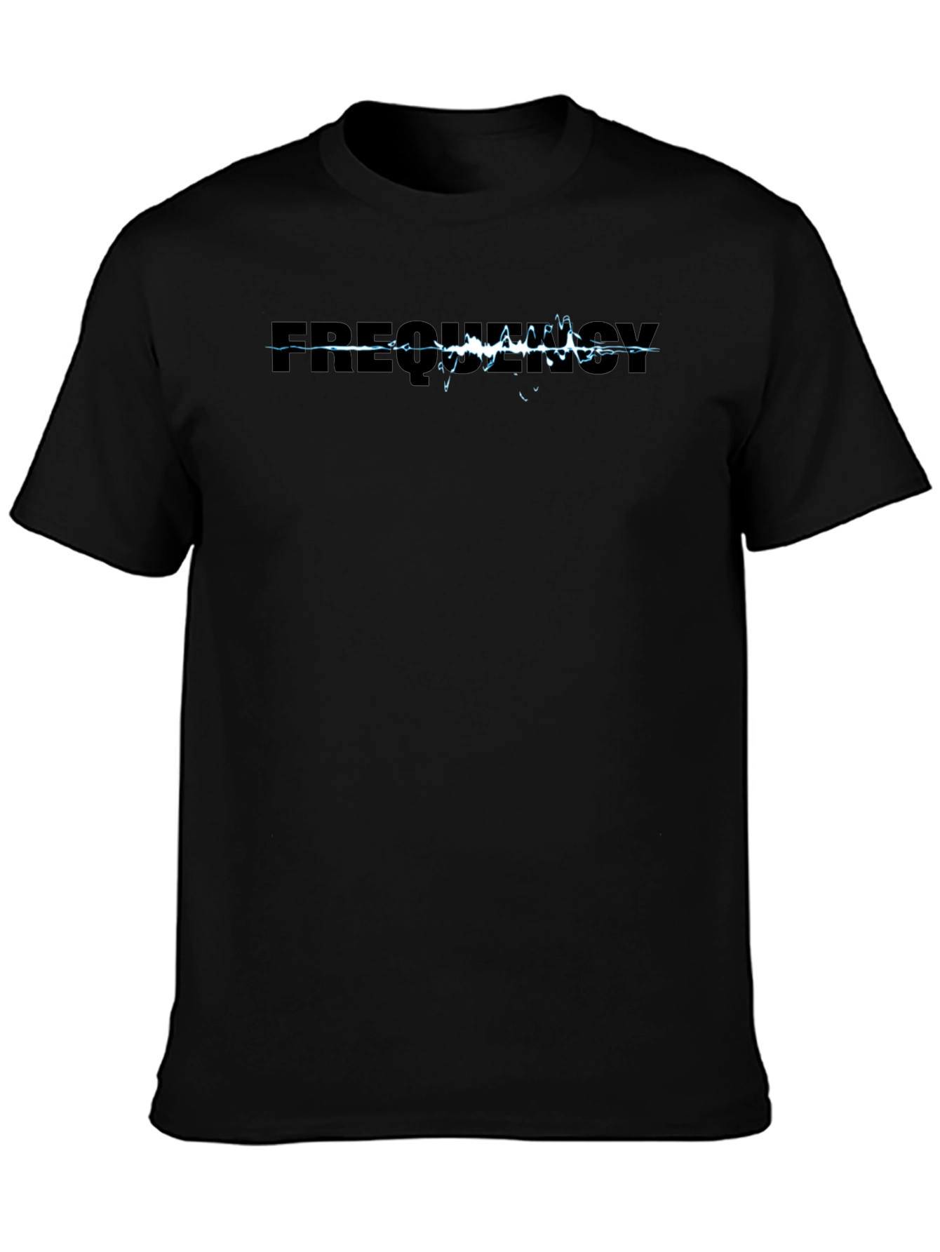 Frequency Graphic Black T-Shirt