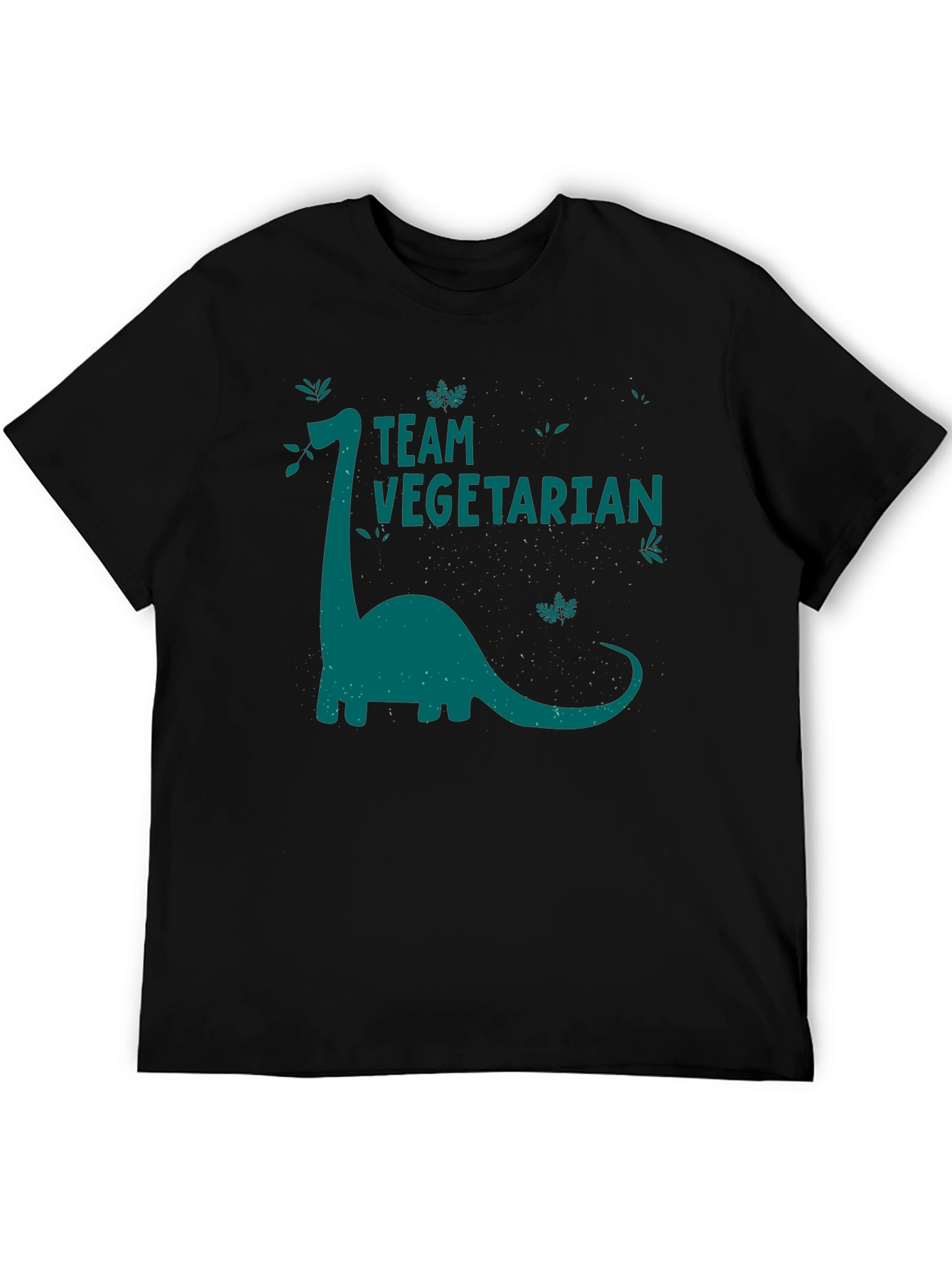 Team Vegetarian Dinosaur Graphic T-Shirt