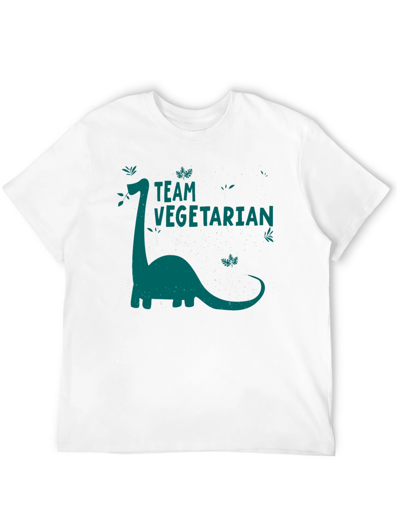 Team Vegetarian Dinosaur Graphic T-Shirt