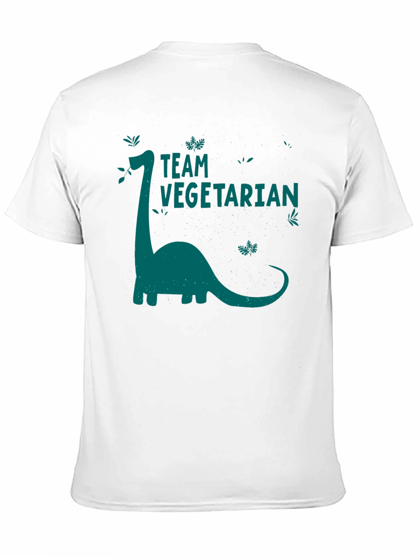 Team Vegetarian Dinosaur Graphic T-Shirt