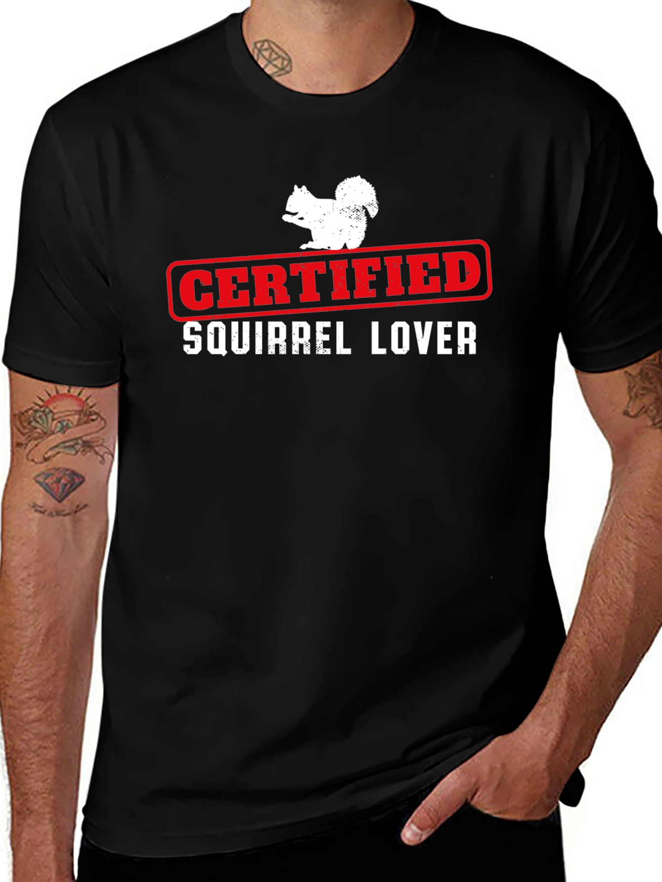 Certified Squirrel Lover Graphic Tee