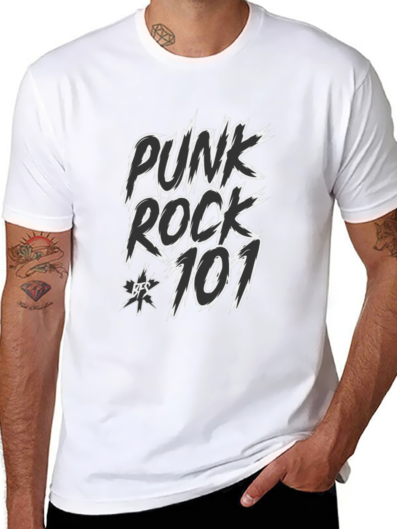 Punk Rock 101 T-Shirt - Black