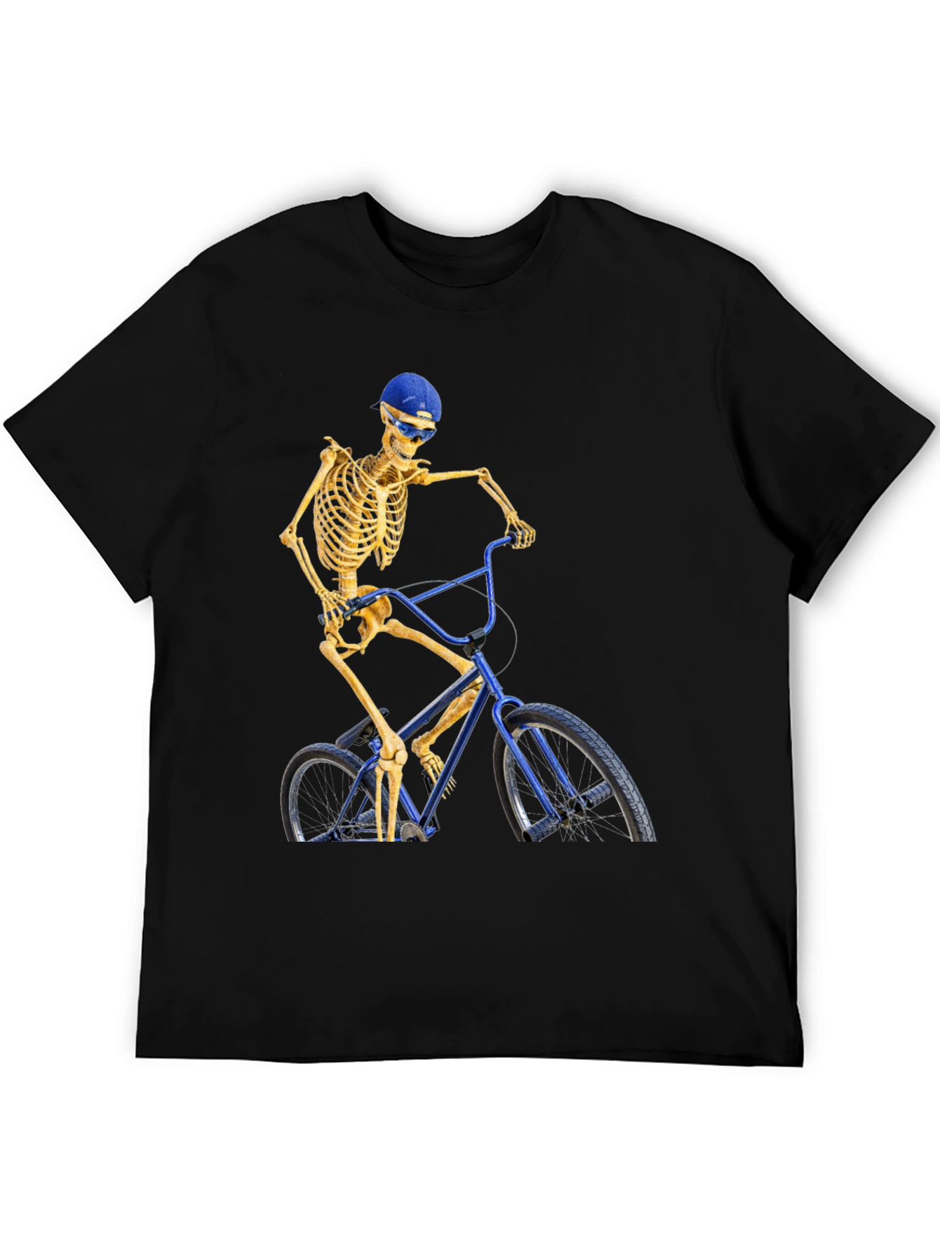 Skeleton Biker T-Shirt - Ride to the Grave!
