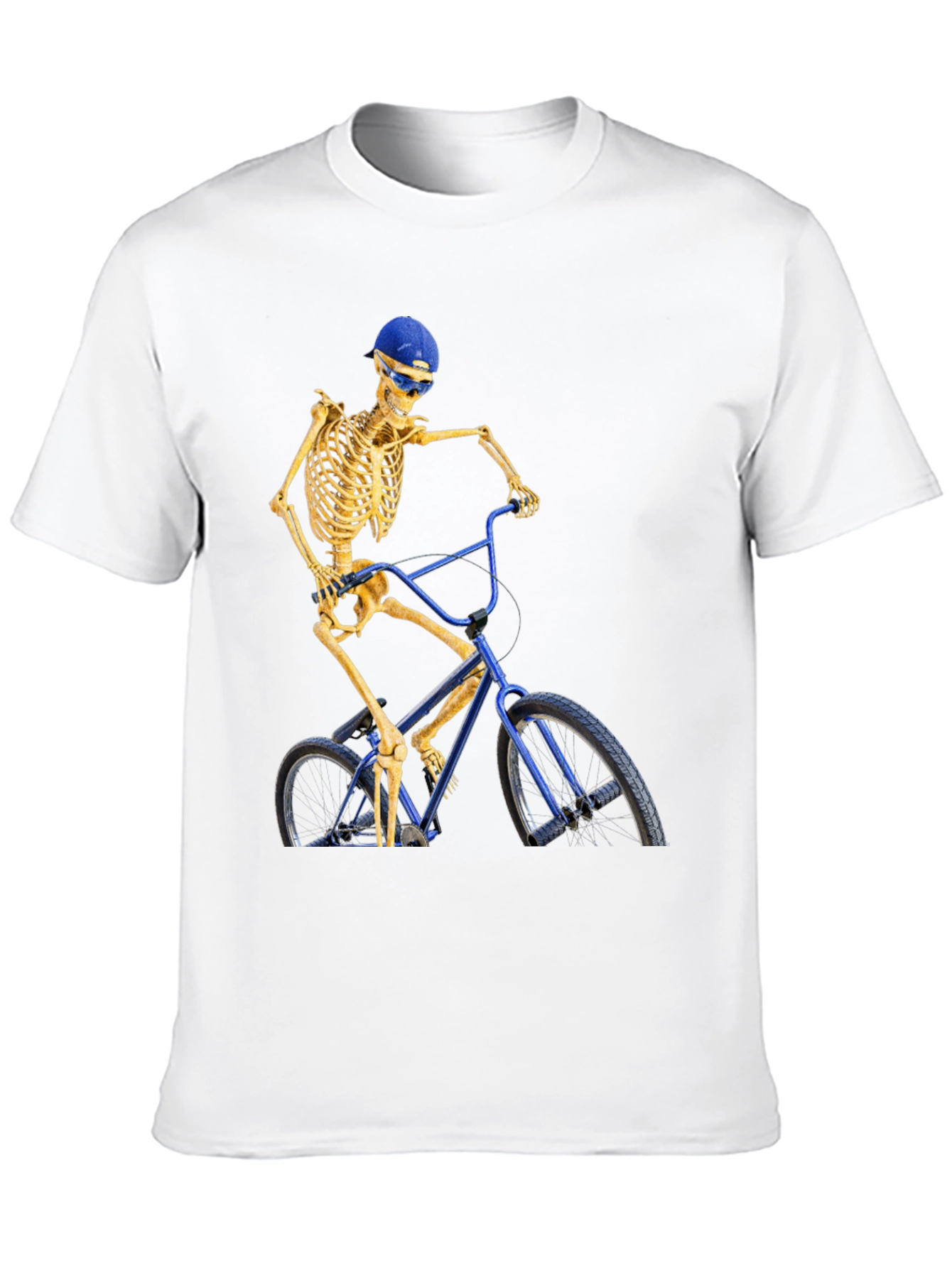 Skeleton Biker T-Shirt - Ride to the Grave!