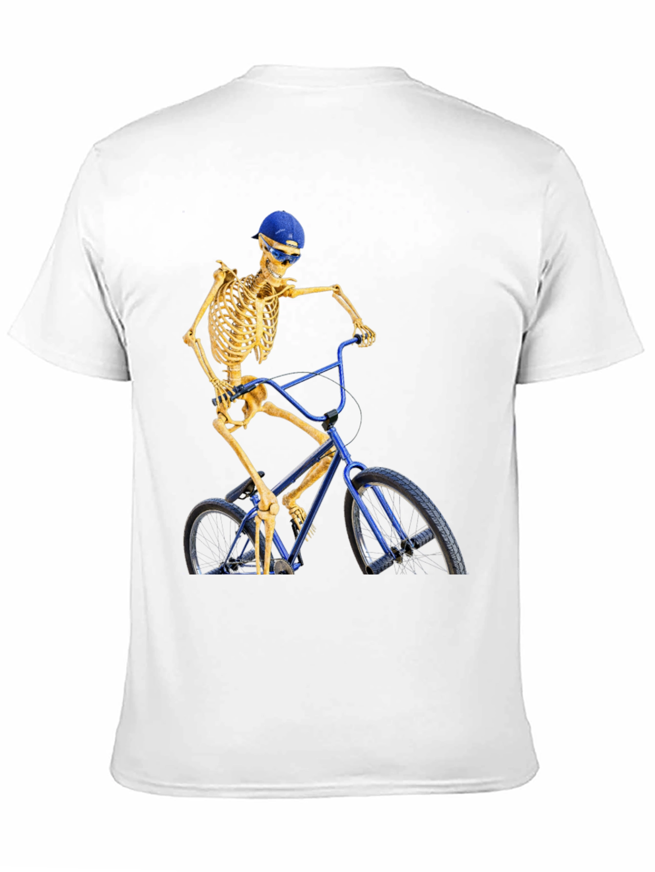 Skeleton Biker T-Shirt - Ride to the Grave!