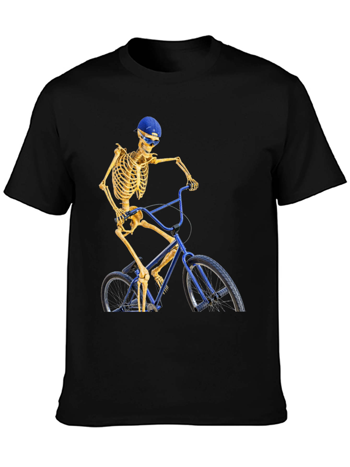 Skeleton Biker T-Shirt - Ride to the Grave!