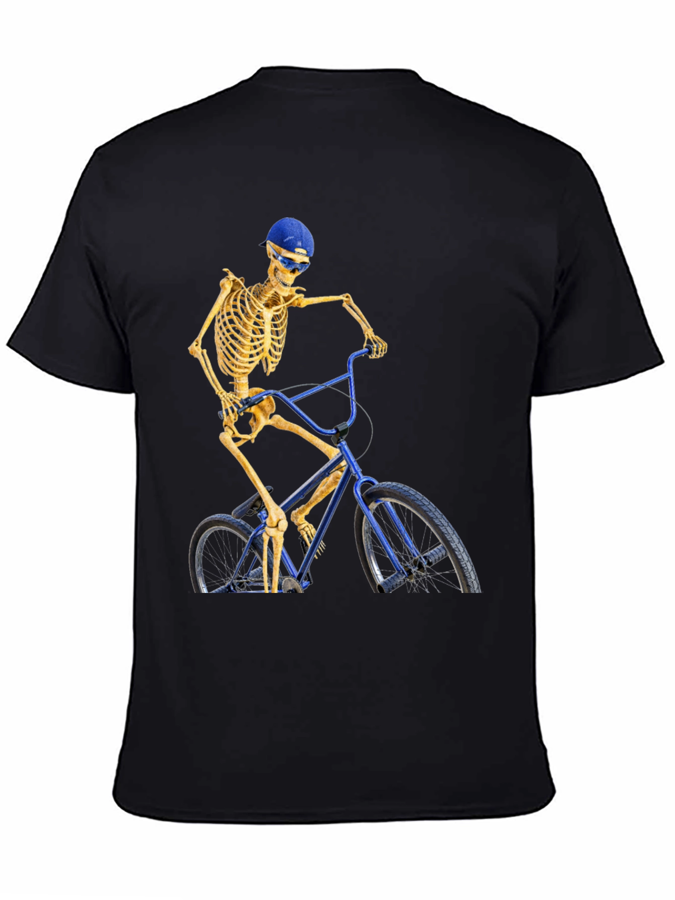 Skeleton Biker T-Shirt - Ride to the Grave!