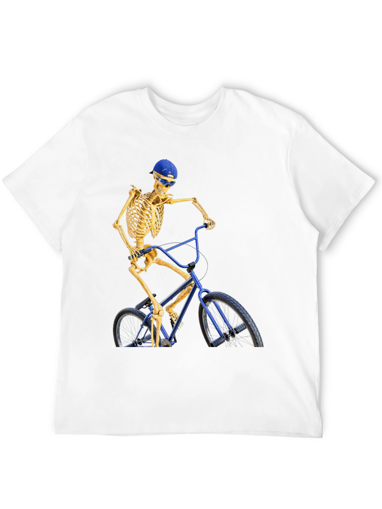 Skeleton Biker T-Shirt - Ride to the Grave!