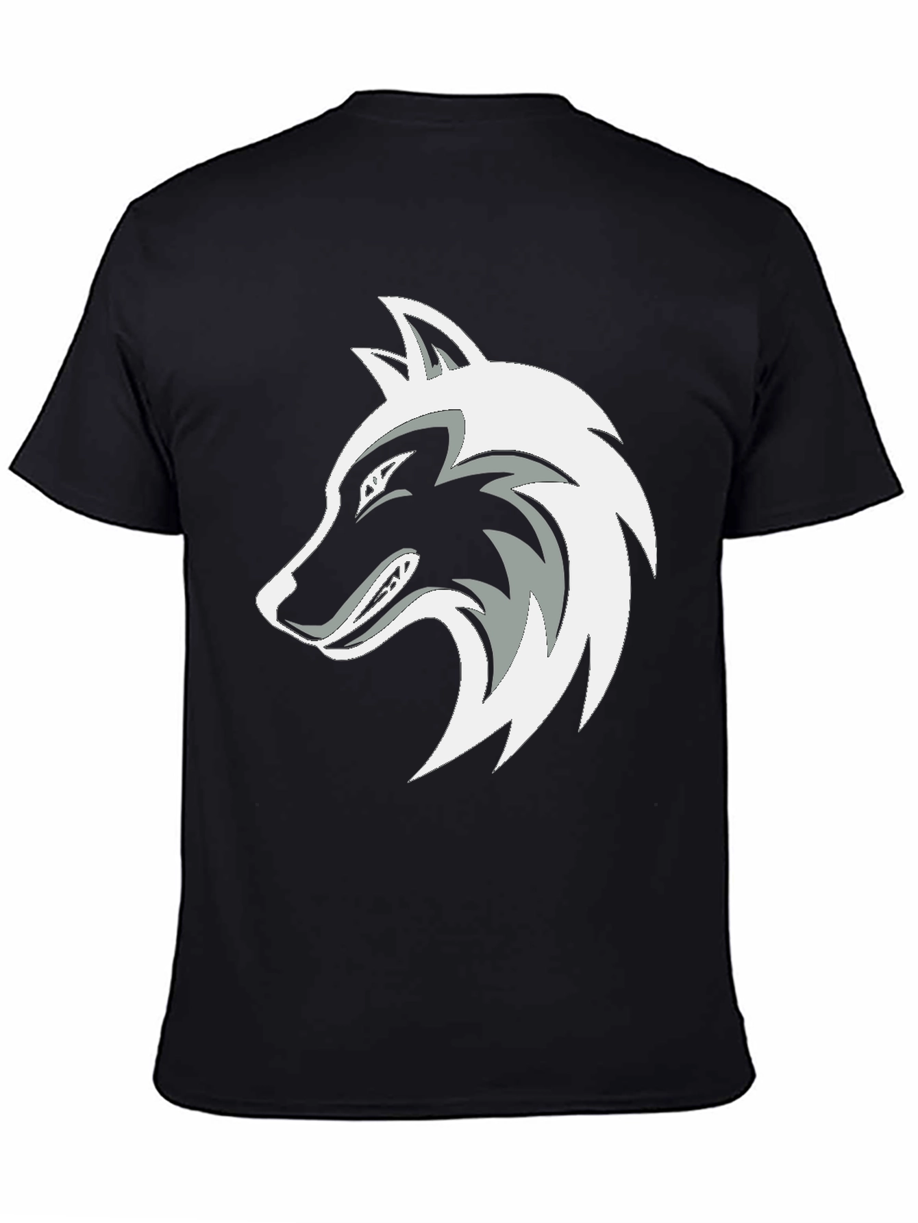 Black Wolf Graphic T-Shirt