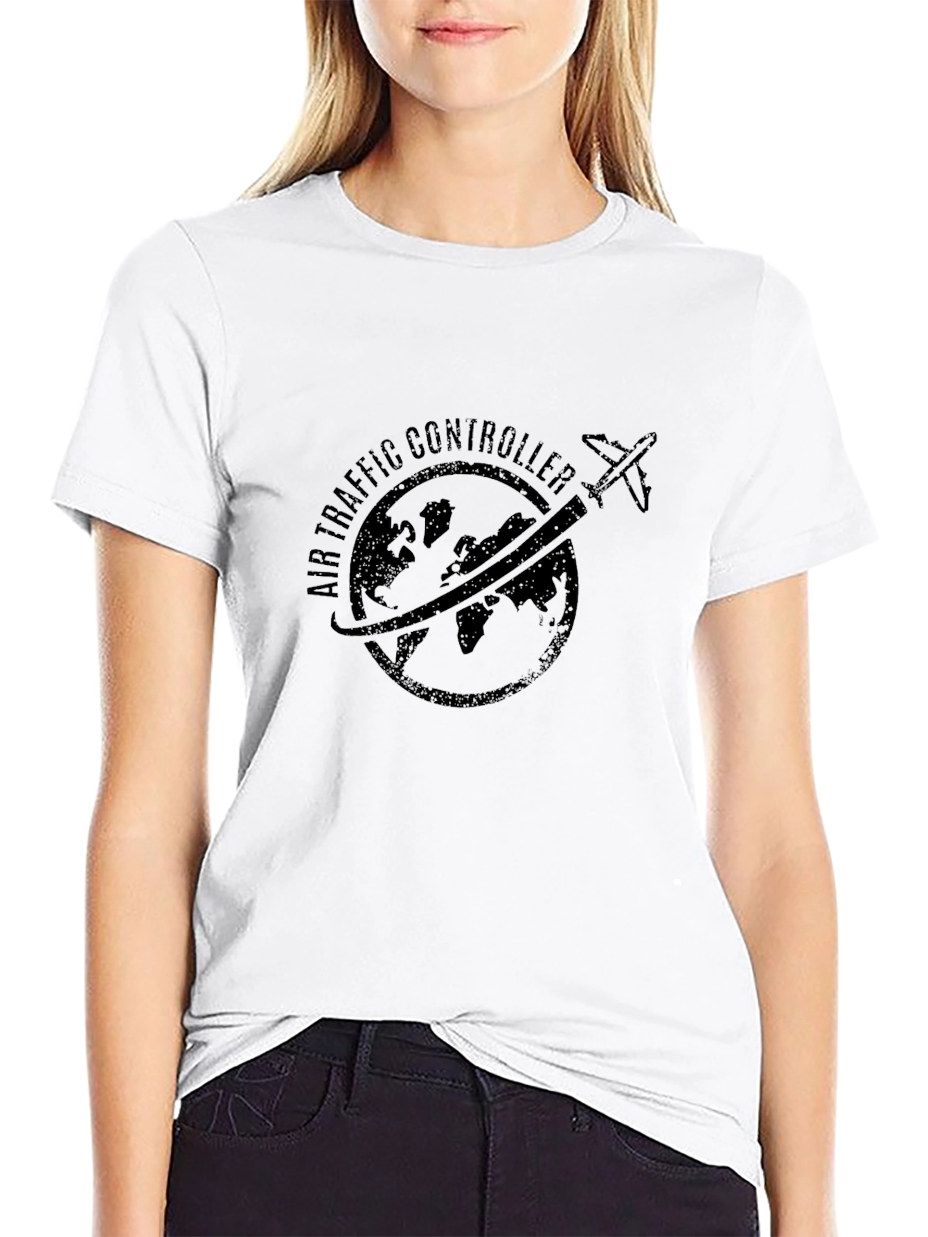 Air Traffic Controller Globe T-Shirt