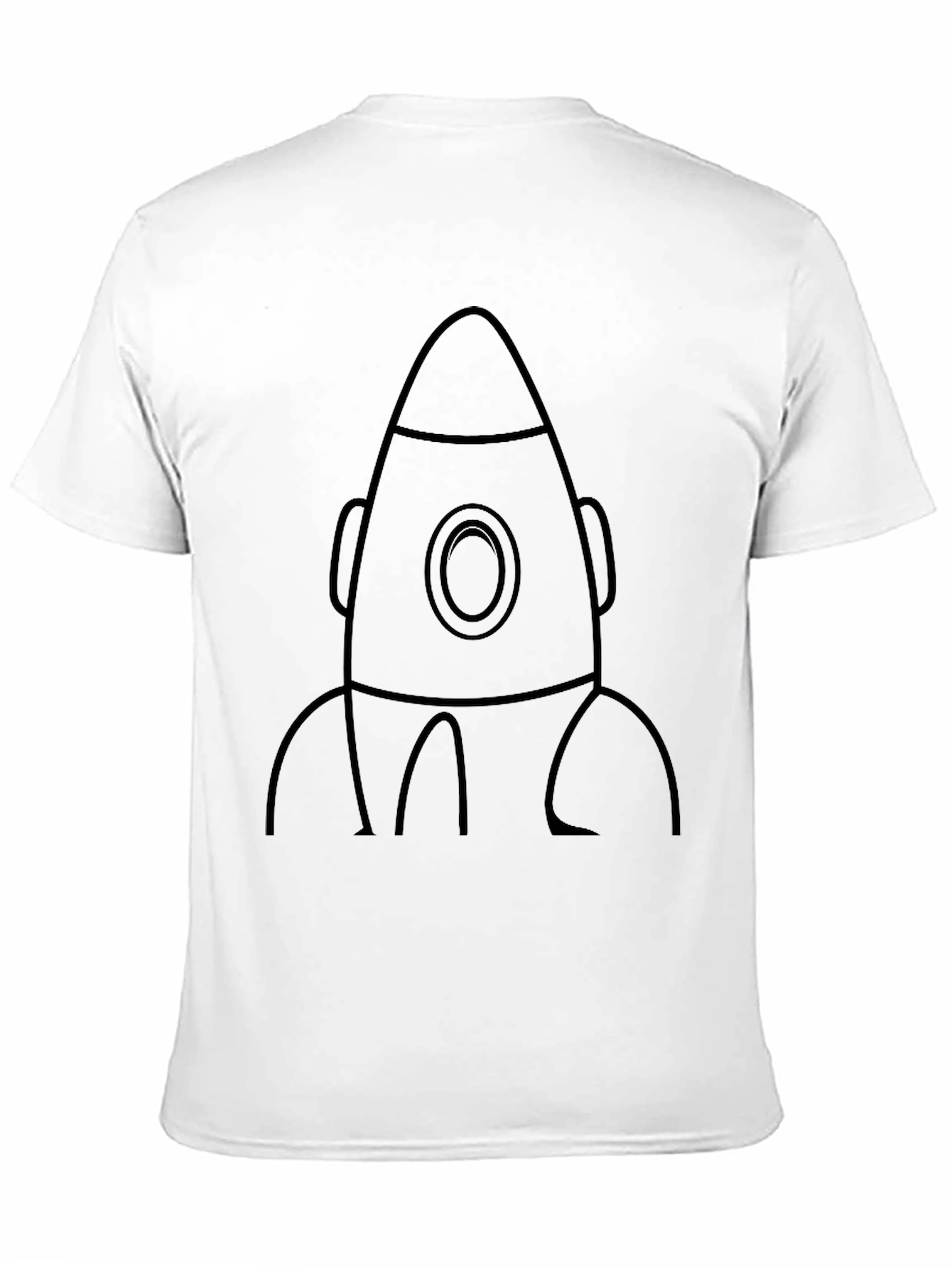 Rocket Graphic Black T-Shirt