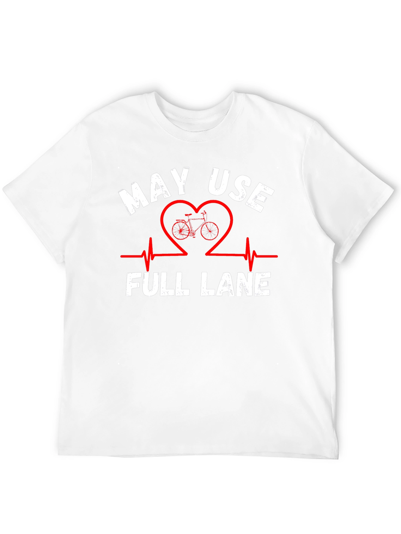 May Use Full Lane Black Graphic Tee